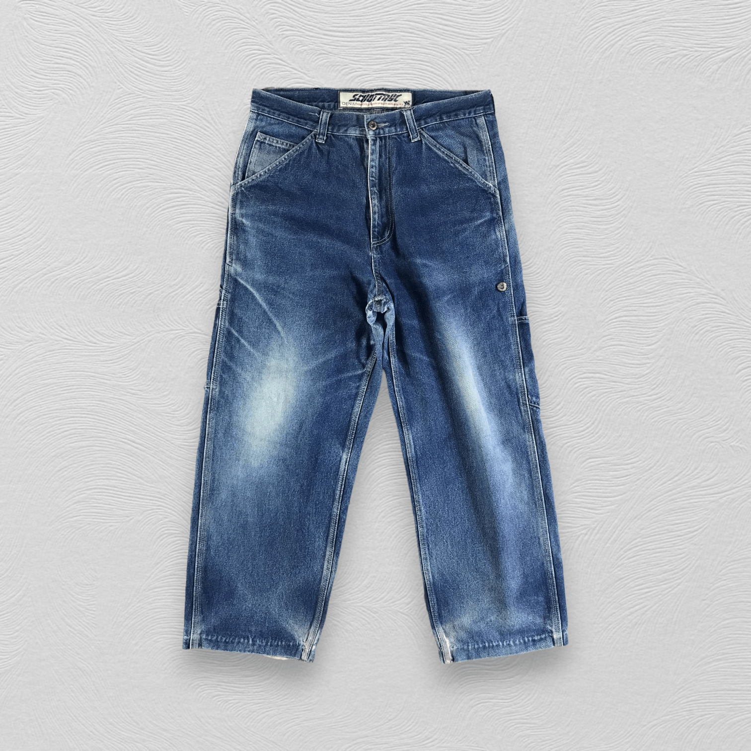 image of Schott Nyc Baggy Jeans Denim in Blue, Men's (Size 34)
