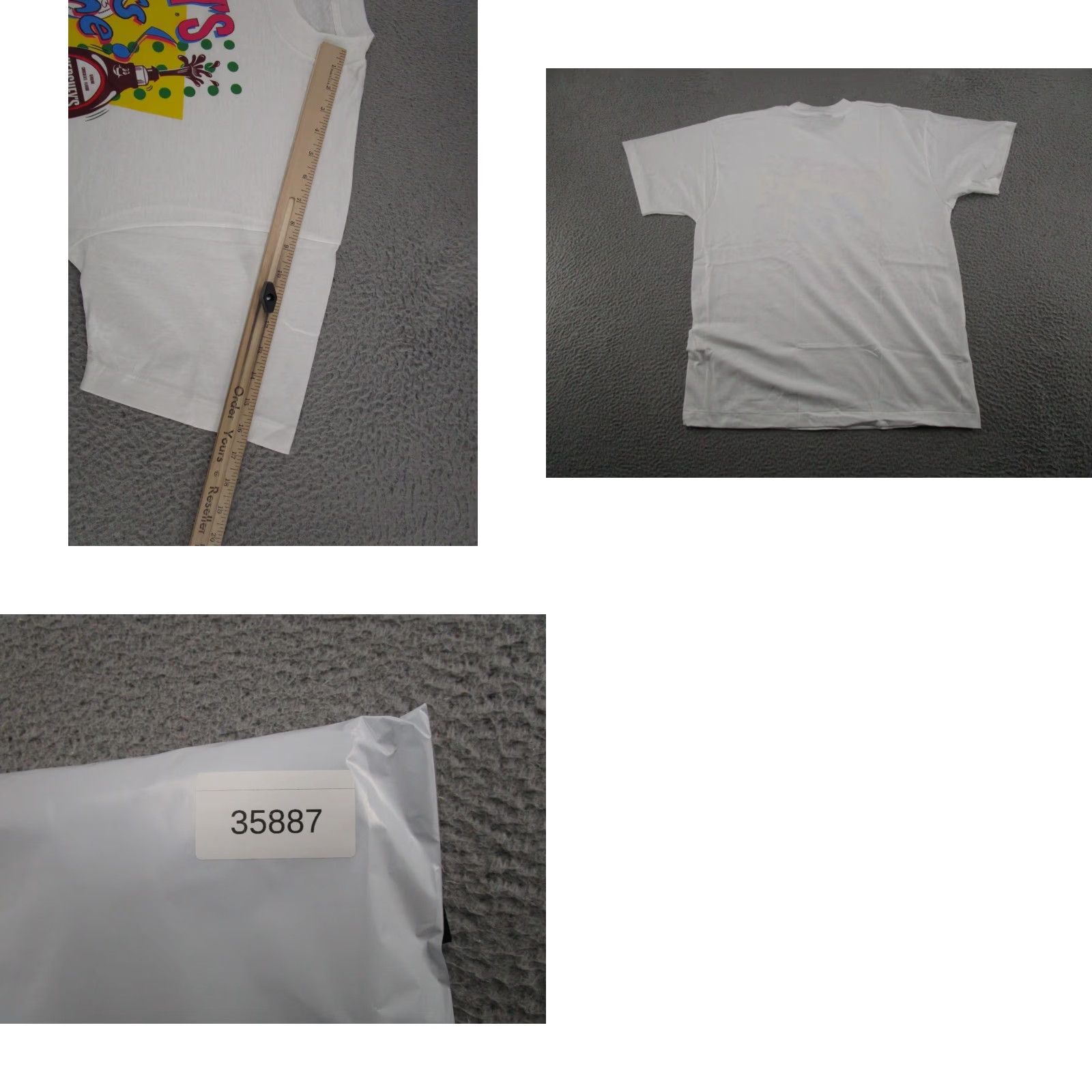 Fruit Of The Loom VINTAGE Hersheys Now It’s Time For Chocolate 1991 USA Shirt XL White 90s Mens Single Stitch EUC Cotton Polyester T-Shirt Crew Neck Short Sleeve Size US XL / EU 56 / 4 - 8 Thumbnail