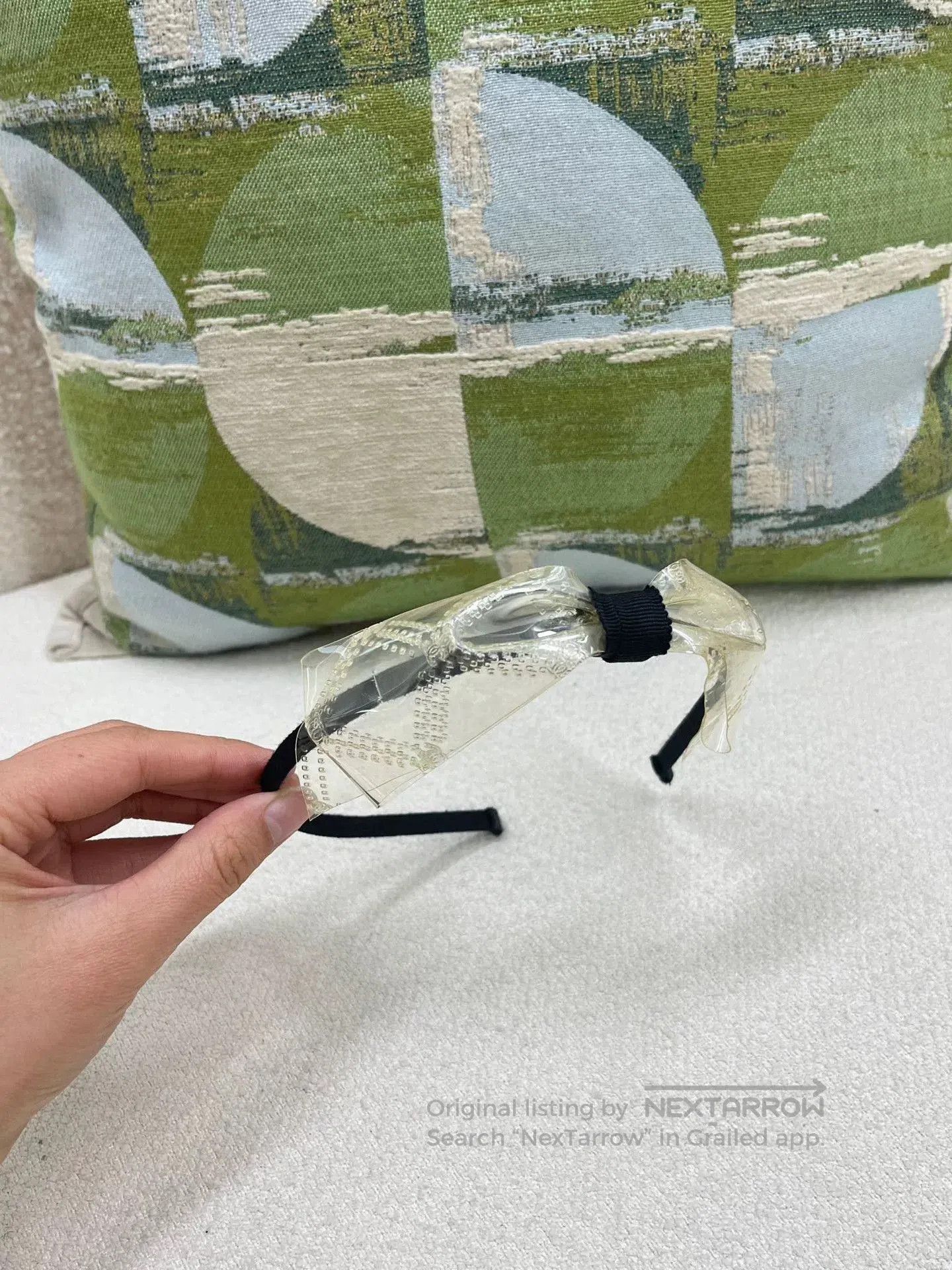 Chanel Chanel Transparent Bow Headband. Size ONE SIZE - 2 Thumbnail