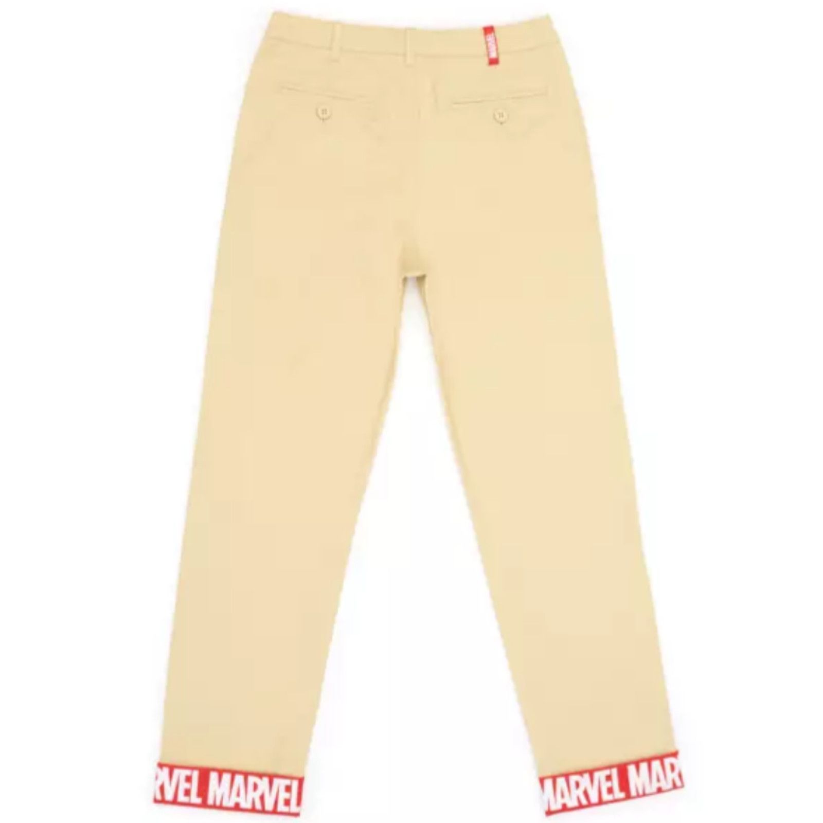 Marvel Comics MARVEL KHAKI CHINO TROUSERS PANTS RED MARVEL LOGO CUFFS 38 Size US 38 / EU 54 - 2 Thumbnail