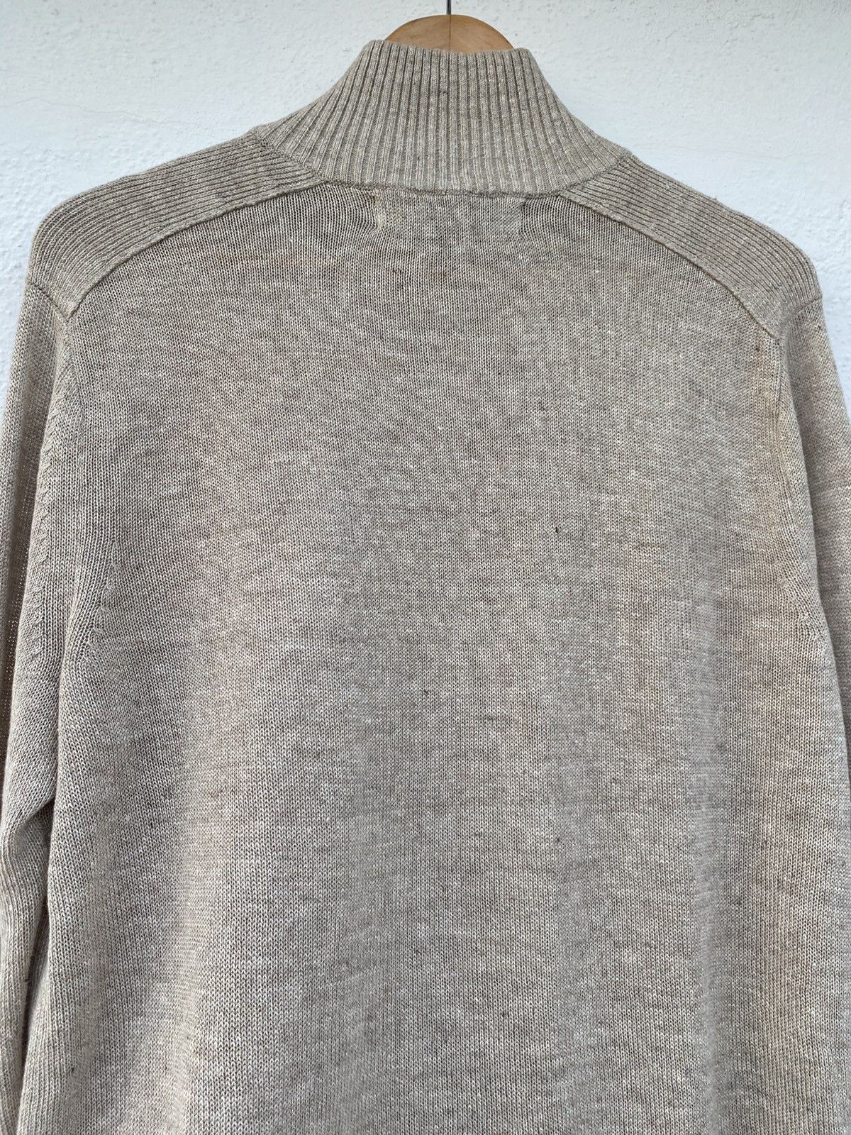 Banana Republic Banana Republic Italian Linen Mock Neck Sweater - Size M Size US M / EU 48-50 / 2 - 5 Thumbnail