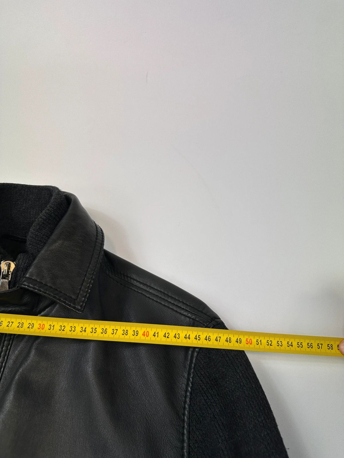Dolce & Gabbana Dolce & Gabbana 00s Black Hyrbrid Lamb Leather & Wool Jacket Size US M / EU 48-50 / 2 - 16 Thumbnail