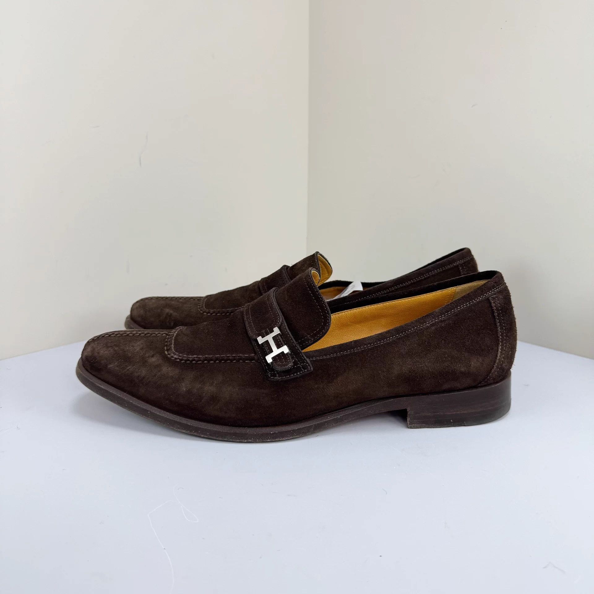 Hermes Hermes Suede H Logo Loafers Size 42 Size US 9 / EU 42 - 1 Thumbnail