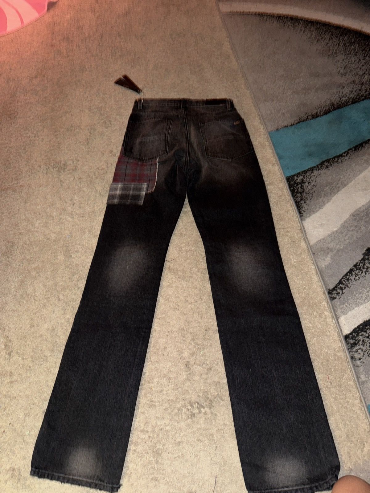 Amiri Amiri mohair vintage black loose jeans Size US 28 / EU 44 - 2 Thumbnail