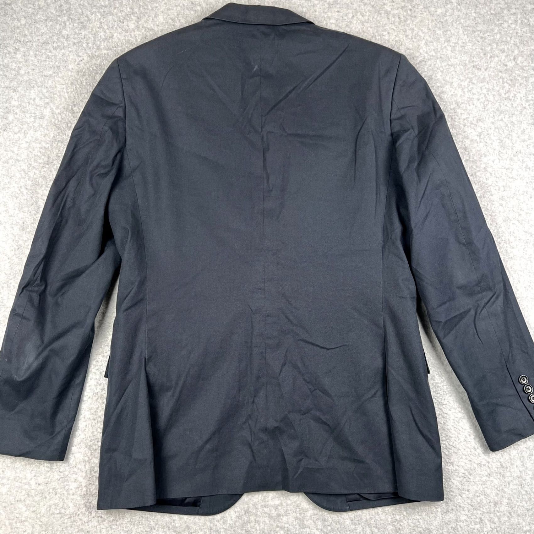 J.Crew J Crew Ludlow Tollegno 1900 Blazer 40R Blue Mens Cotton Sport Coat Suit Jacket Size 40R - 2 Thumbnail