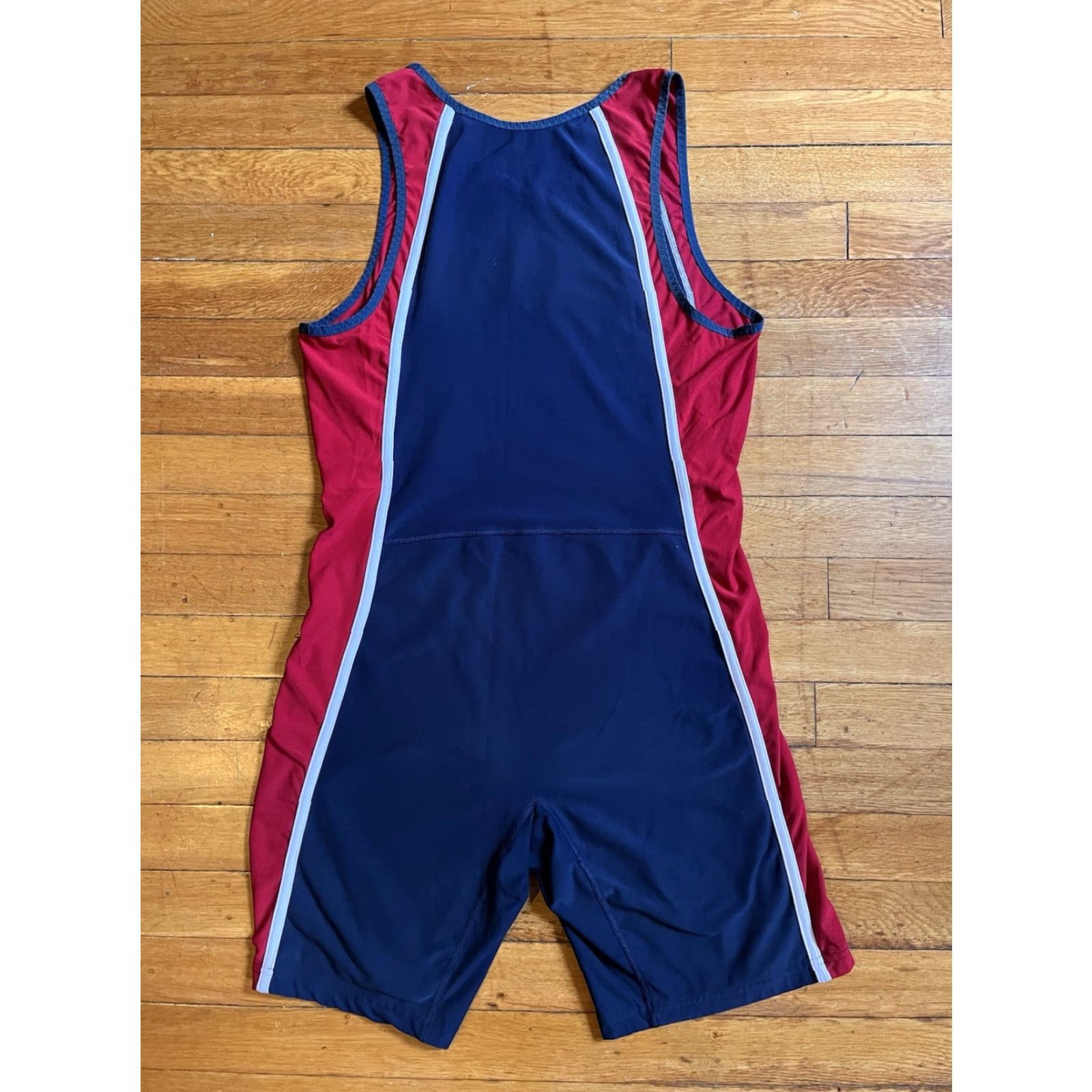 Nike VINTAGE Nike USA Olympic Team Track & Field Unisuit Singlet Mens XL Blue 90s USA Nike Singlet Tracksuit Athletic Size US 36 / EU 52 - 6 Thumbnail