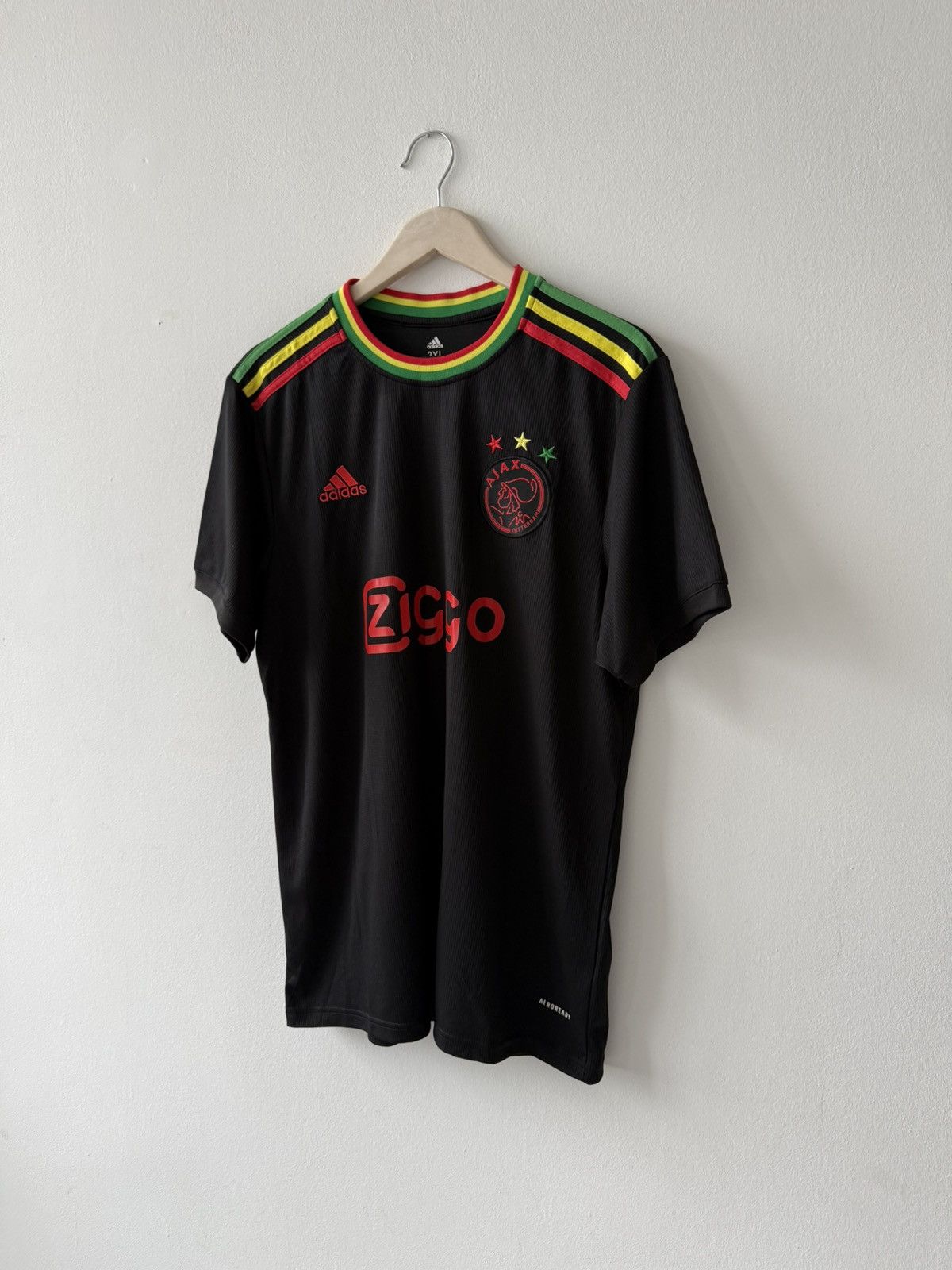 Adidas Adidas Ajax Amsterdam Bob Marley 2021 Third Jersey Size US XXL / EU 58 / 5 - 2 Thumbnail