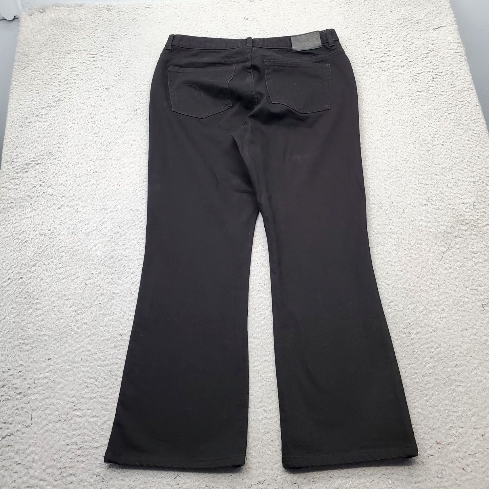 Denime Lauren Jeans Co. Jeans Womens 10P Black Denim Stretch Bootcut 5-Pocket Regular Size 10P Mens Womens Girls Boys Size 32" / US 10 / IT 46 - 2 Thumbnail