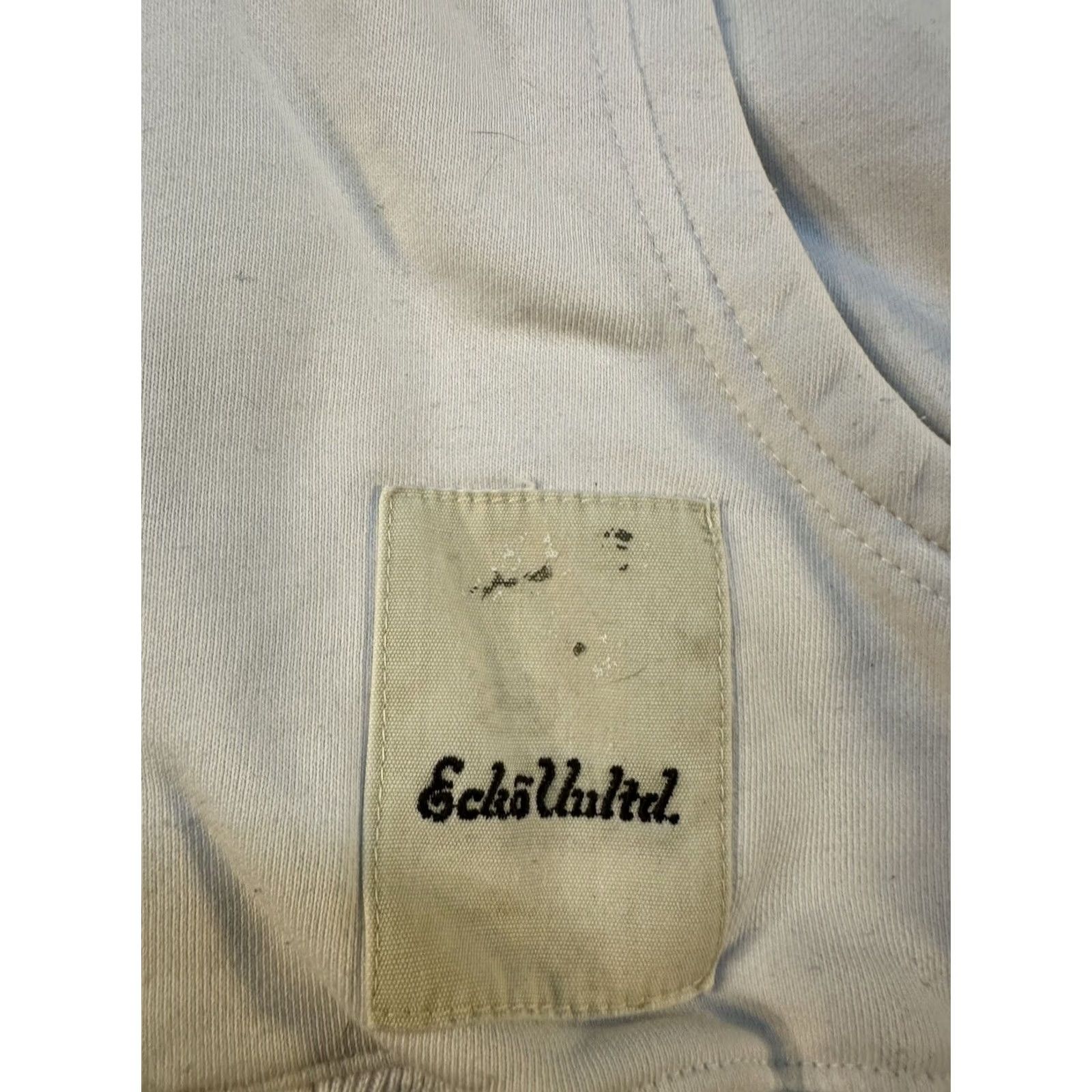 Vintage Y2K Ecko Unltd Hoodie Art of Progress 1972 Rhino L Ivory Mens Zip Pullover Vintage Size US L / EU 52-54 / 3 - 4 Thumbnail