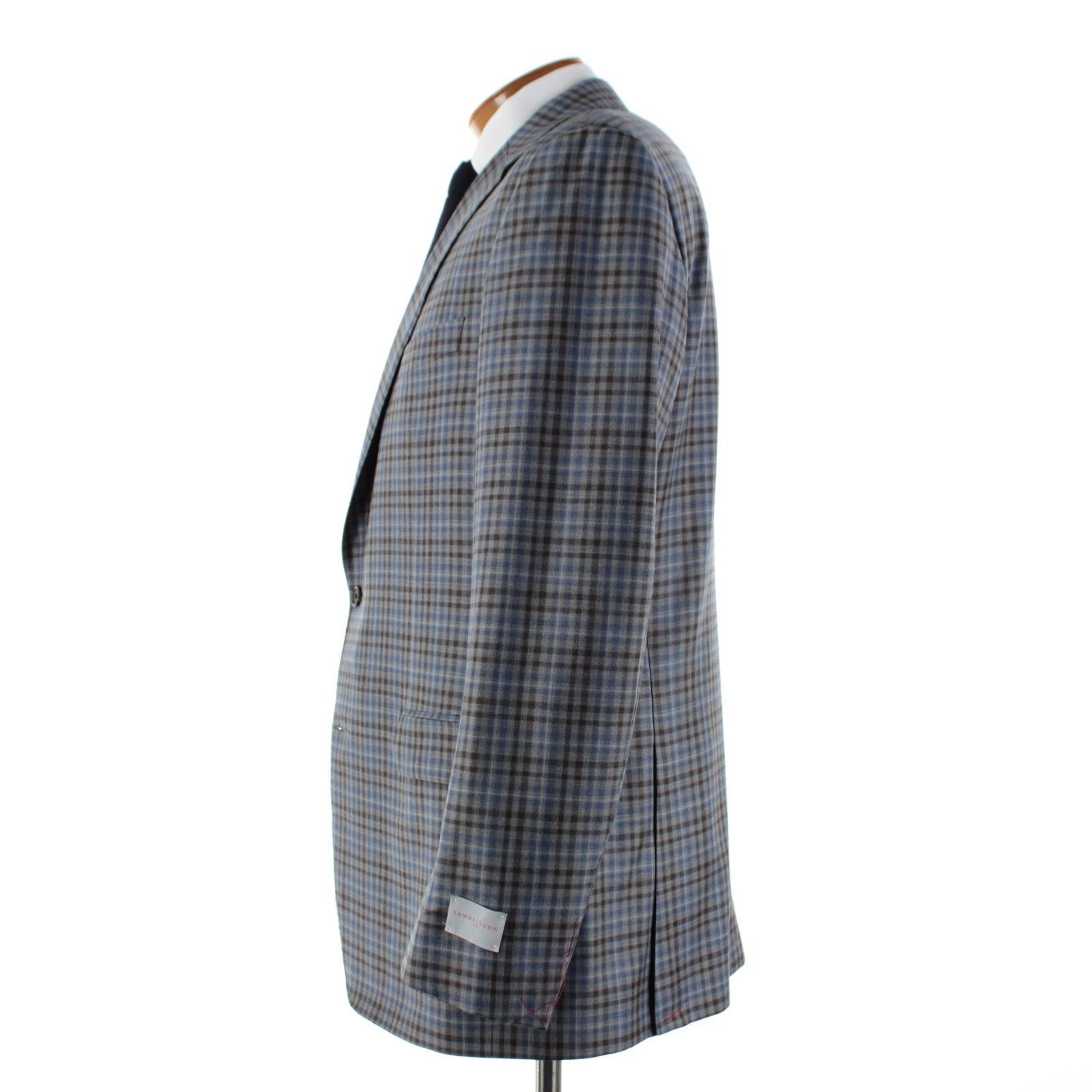 Samuelsohn Samuelsohn Sport Coat Size 46 Long US in Gray Size 46R - 4 Thumbnail