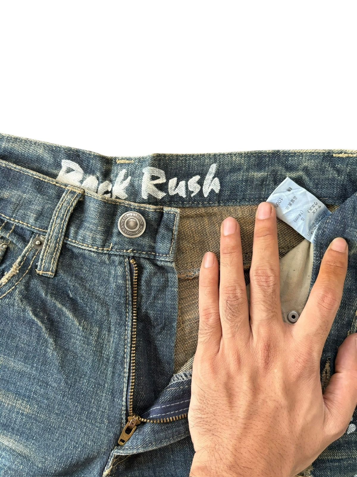 Dolce & Gabbana Vintage Japanese Brand Rusty Wash Distress Loose Jeans Size US 30 / EU 46 - 5 Thumbnail