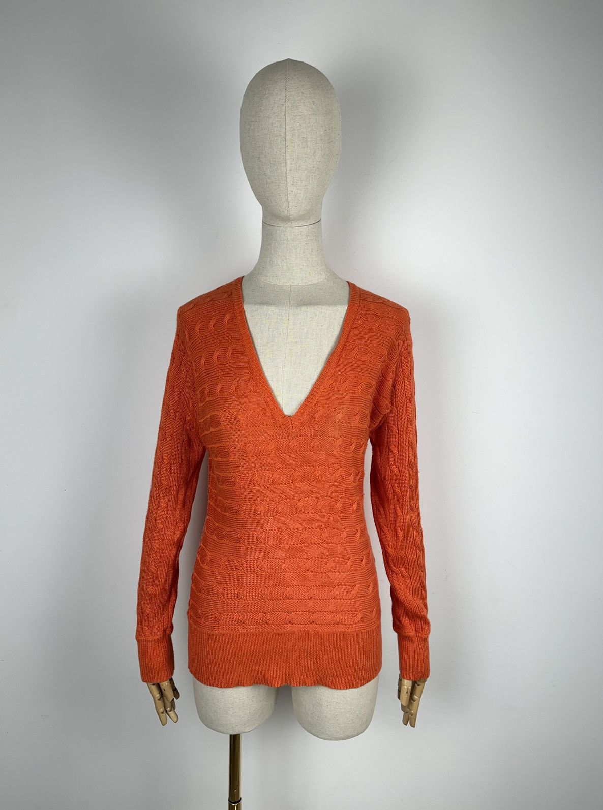 Lauren Ralph Lauren × Vintage Women’s Lauren Ralph Lauren V-Neck Sweater size S Size S / US 4 / IT 40 - 1 Thumbnail