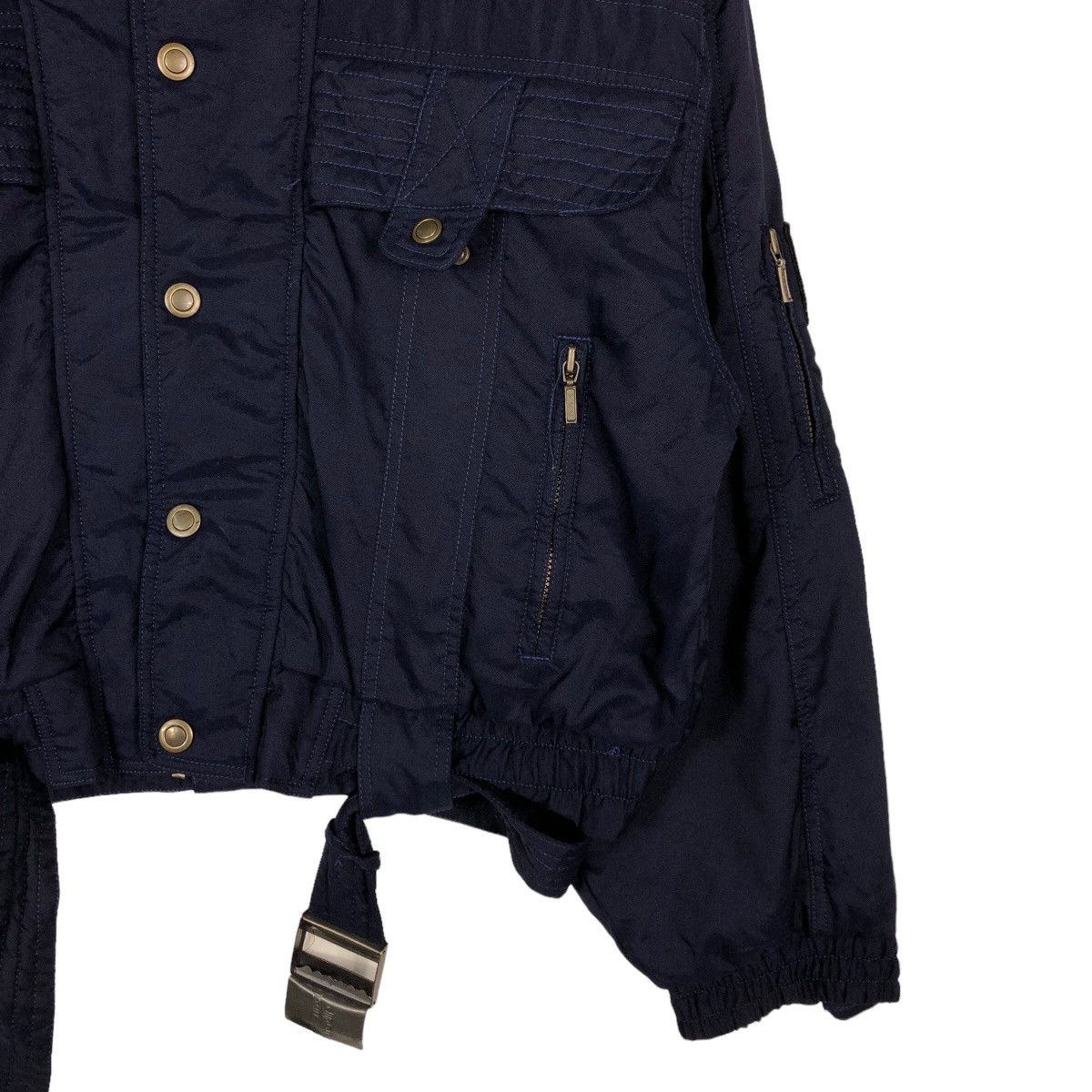 Japanese Brand 🔥Bondage Parachute Cropped Biker Jacket Jean Albert Japan Size US M / EU 48-50 / 2 - 5 Thumbnail