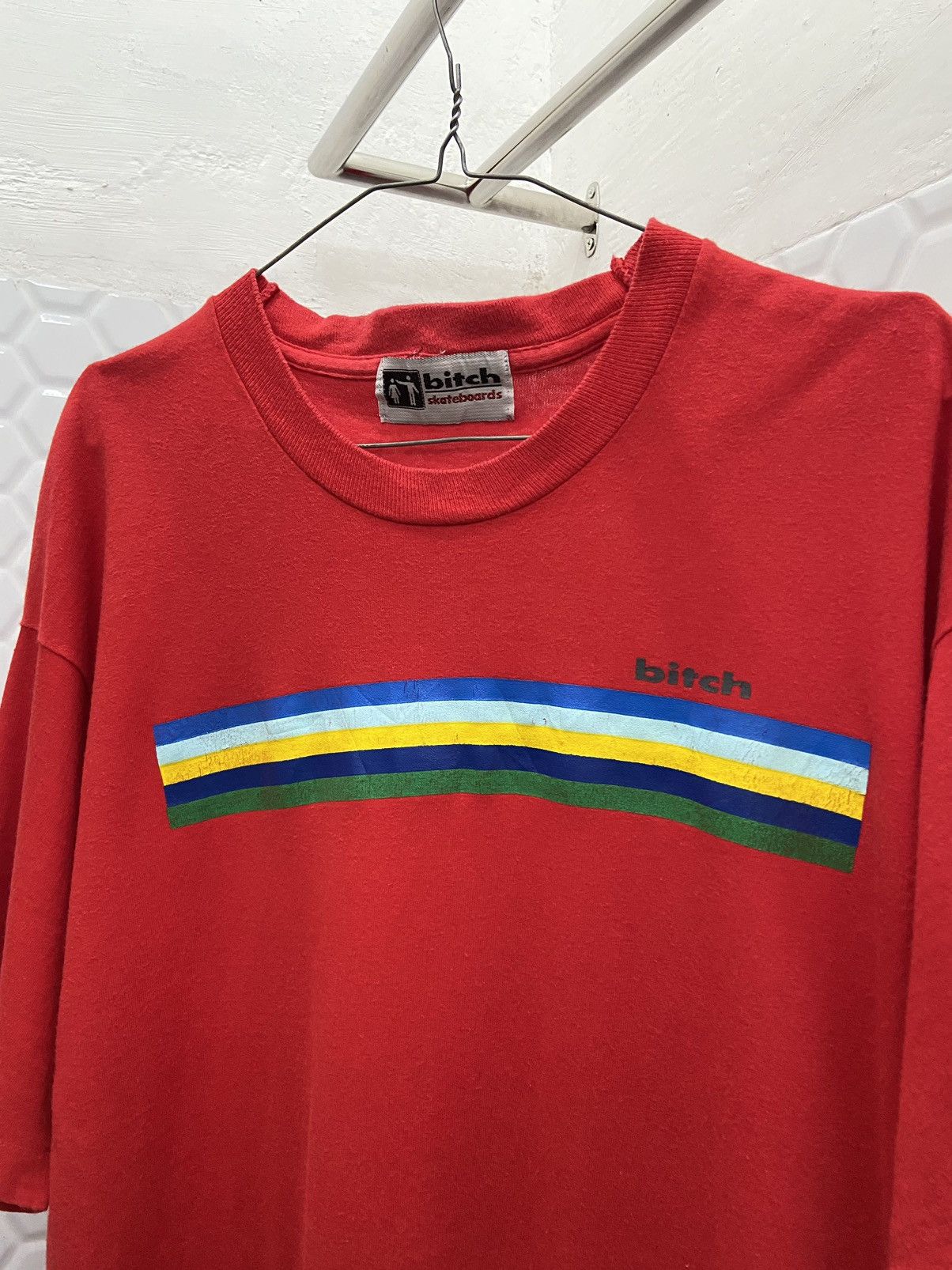 Hook-Ups × Shorty's Skateboards Vintage 90s Bitch Skateboards Tee Size US L / EU 52-54 / 3 - 2 Thumbnail