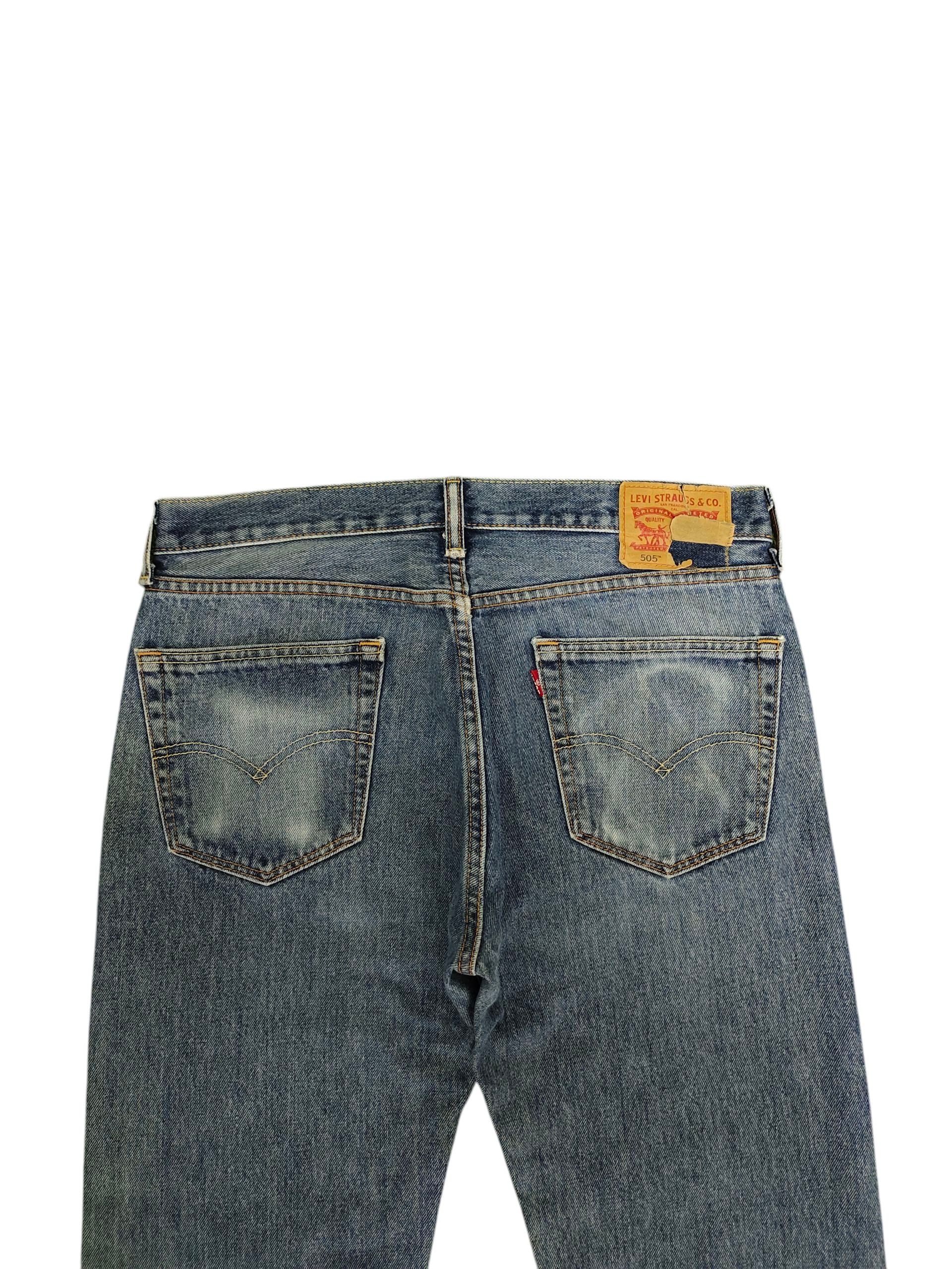 Kapital Vintage Levis 505 Sand Wash Clawmark Distress Denim Jeans Size US 33 - 9 Thumbnail