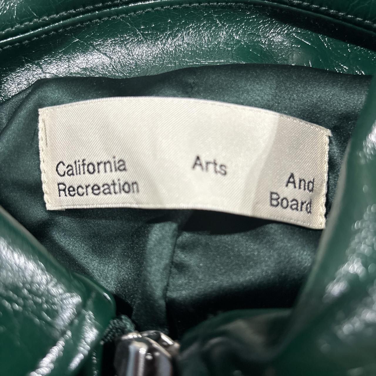 California Arts. Green vinyl jacket California Arts Size US XS / EU 42 / 0 - 2 Thumbnail
