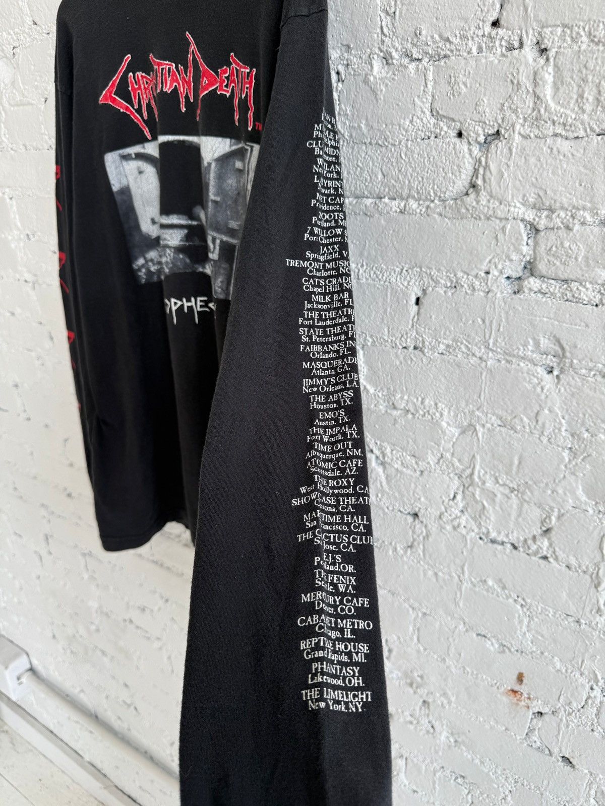 Vintage 1996 CHRISTIAN DEATH ‘PROPHECIES’ L/S TEE Size US XL / EU 56 / 4 - 3 Thumbnail