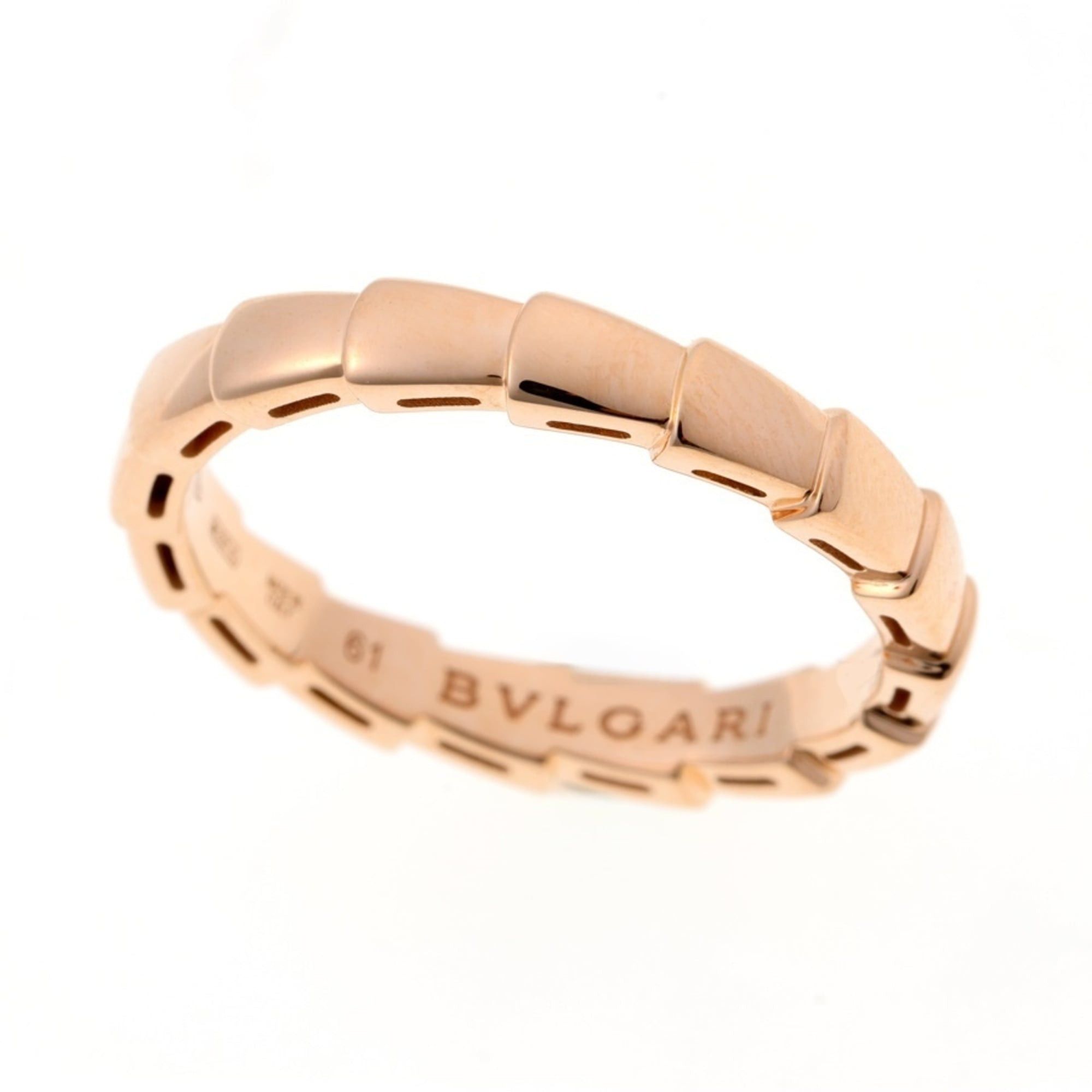 Bvlgari Bulgari BVLGARI Serpenti Viper Ring 349654 349643 Au750 18KPG Pink Gold #21 Size ONE SIZE - 1 Thumbnail