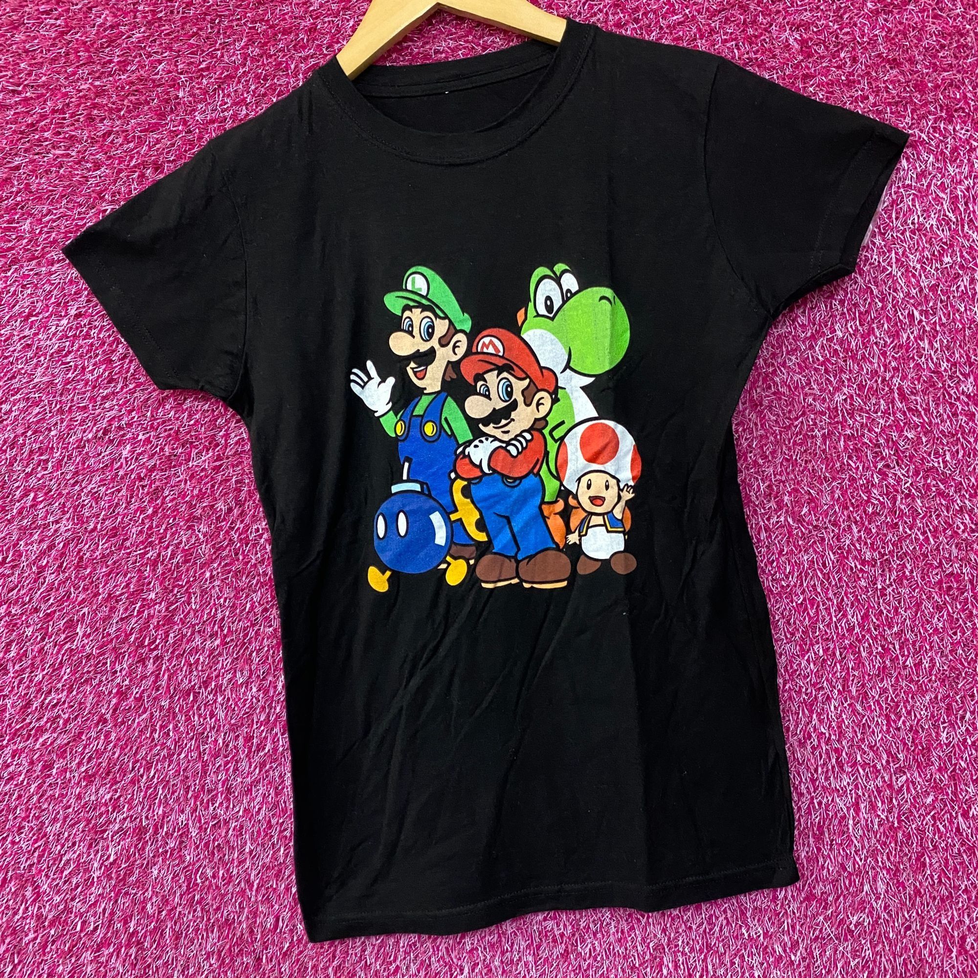 Nintendo Nintendo Super Mario Theme Graphic Design T-Shirt Small Size US S / EU 44-46 / 1 - 3 Thumbnail