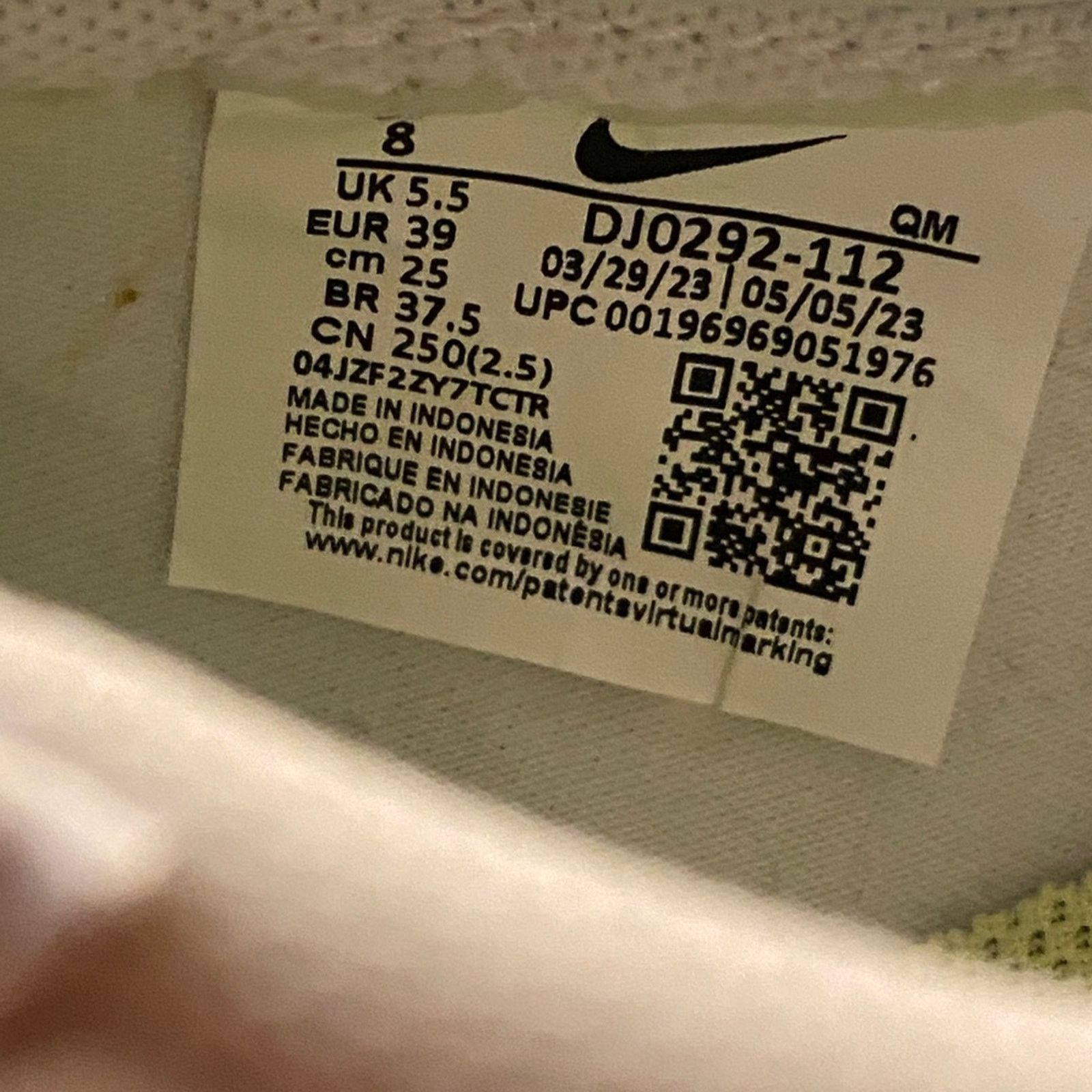 Nike Nike Blazer white low platform sz 6.5 Size US 6.5 / IT 36.5 - 7 Thumbnail