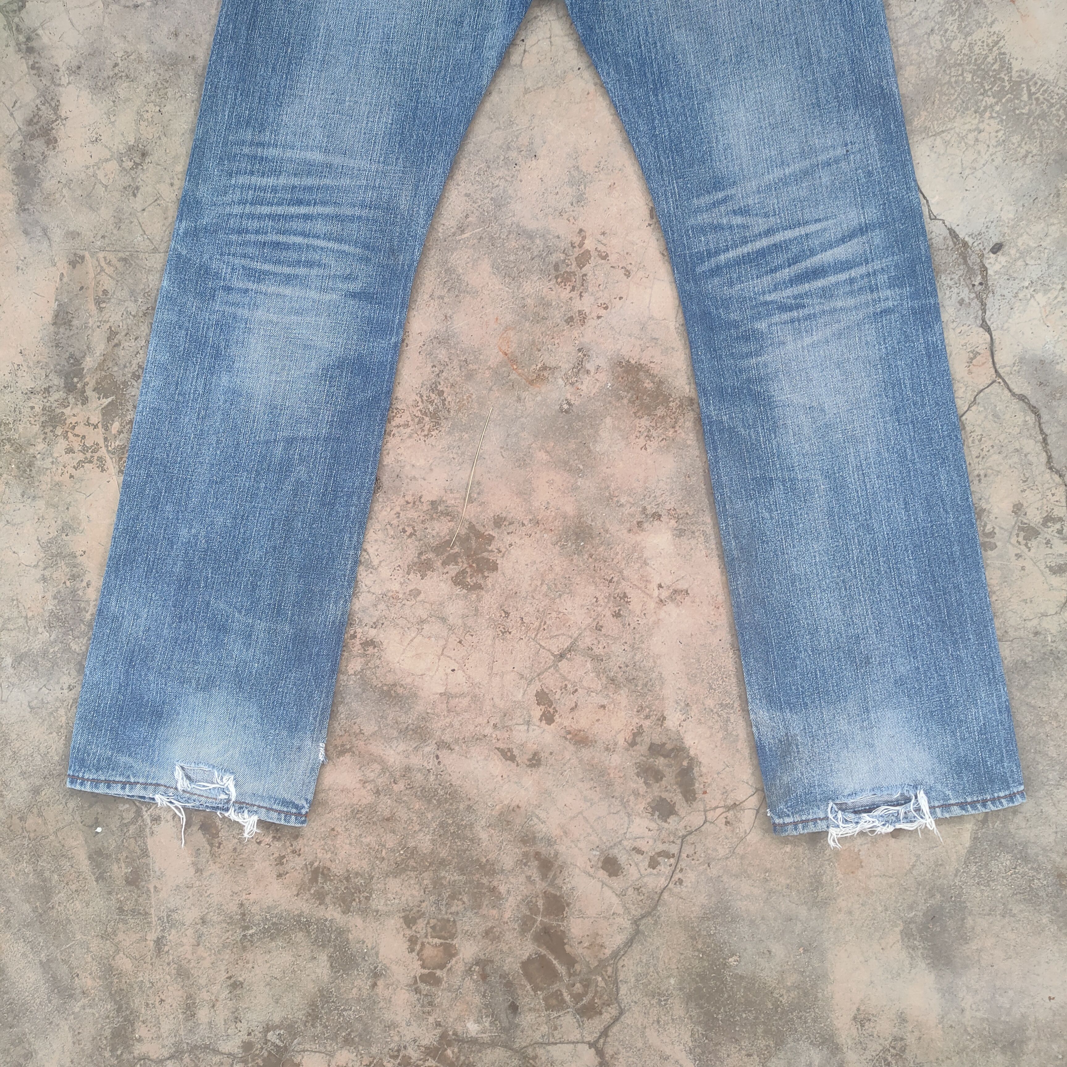 Japanese Brand W31 VINTAGE JAPANESE FADED DISTRESSED JEAN DENIM PANTS Size US 31 - 10 Thumbnail