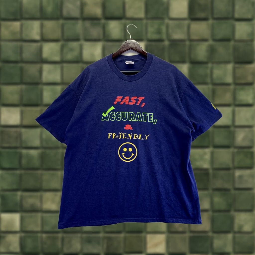 Vintage VINTAGE McDonald's Shirt Mens XL Graphic Tee 1990s Blue Single Stitch T Shirt Size US XL / EU 56 / 4 - 1 Thumbnail