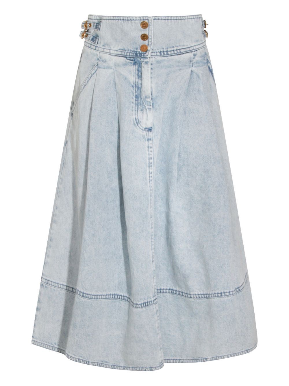 Zimmermann DENIM MAXI SKIRT Size 26" / US 2 / IT 38 - 1 Thumbnail