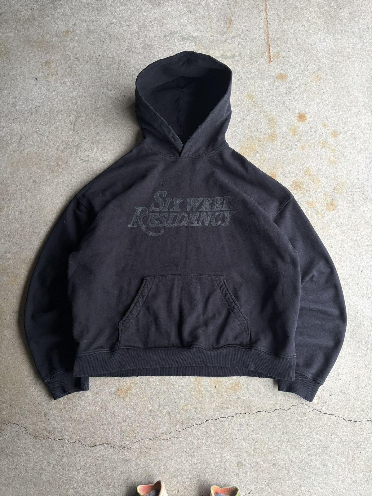 Other Crazy Six Week Residency Boxy Distressed Skate Hoodie Grunge Size US XL / EU 56 / 4 - 1 Thumbnail