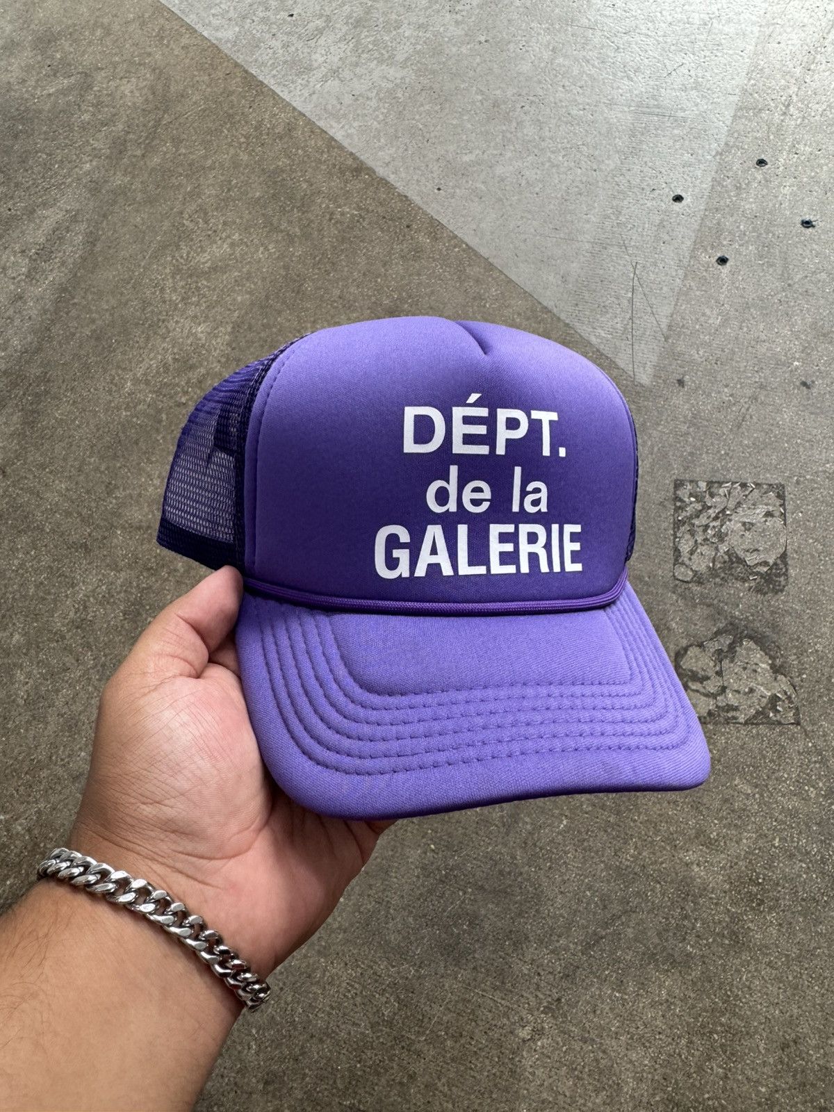 Gallery Dept. Gallery Dept. French Logo Trucker Hat Purple Size ONE SIZE - 1 Thumbnail