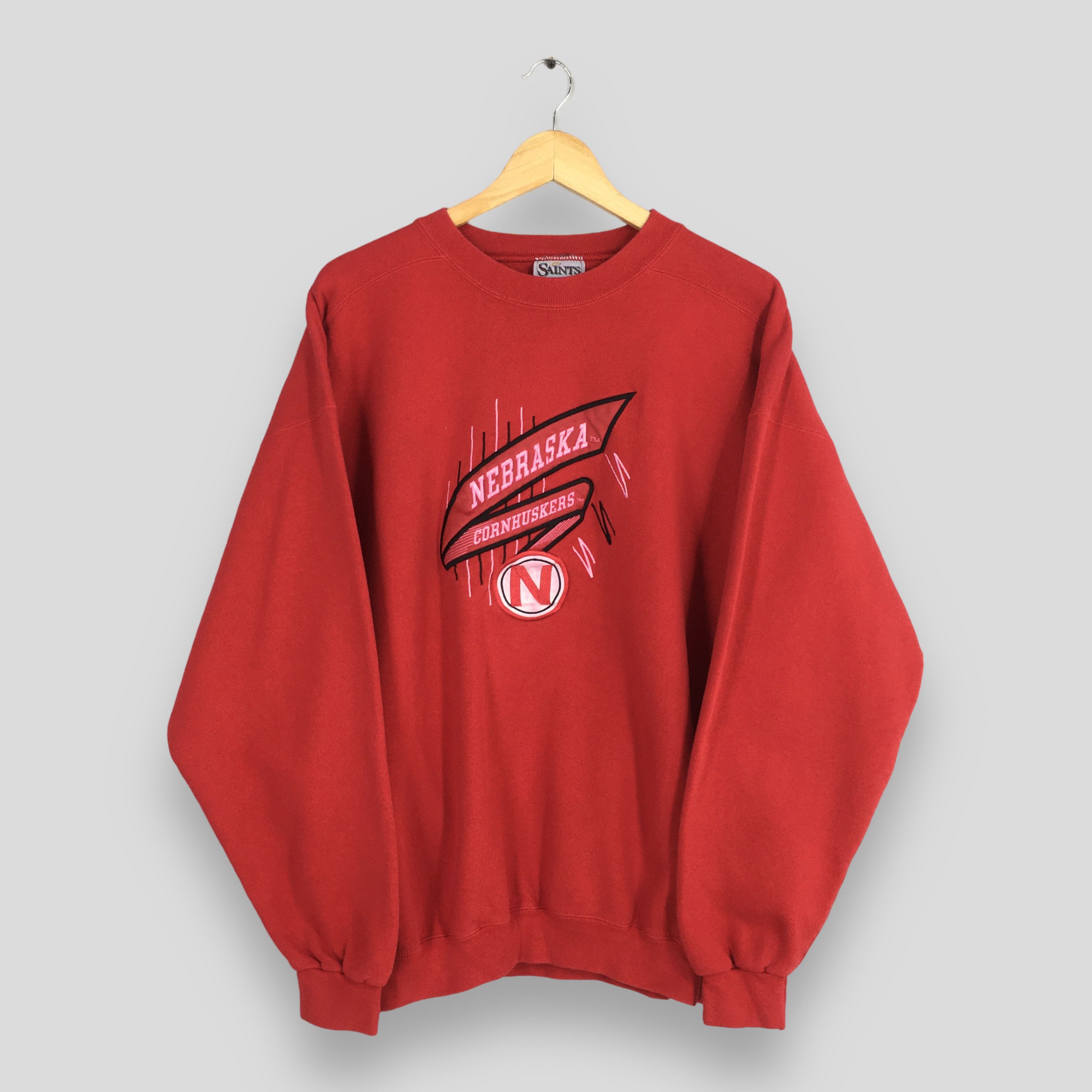Vintage Nebraska Cornhuskers Football Sweatshirts XLarge