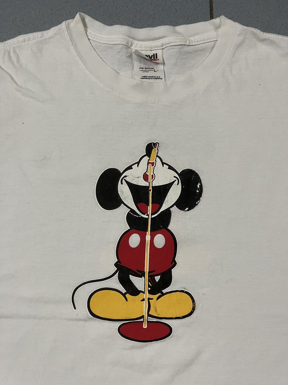 Disney × Vintage Vintage Mickey Mouse Tshirt Size US L / EU 52-54 / 3 - 3 Thumbnail