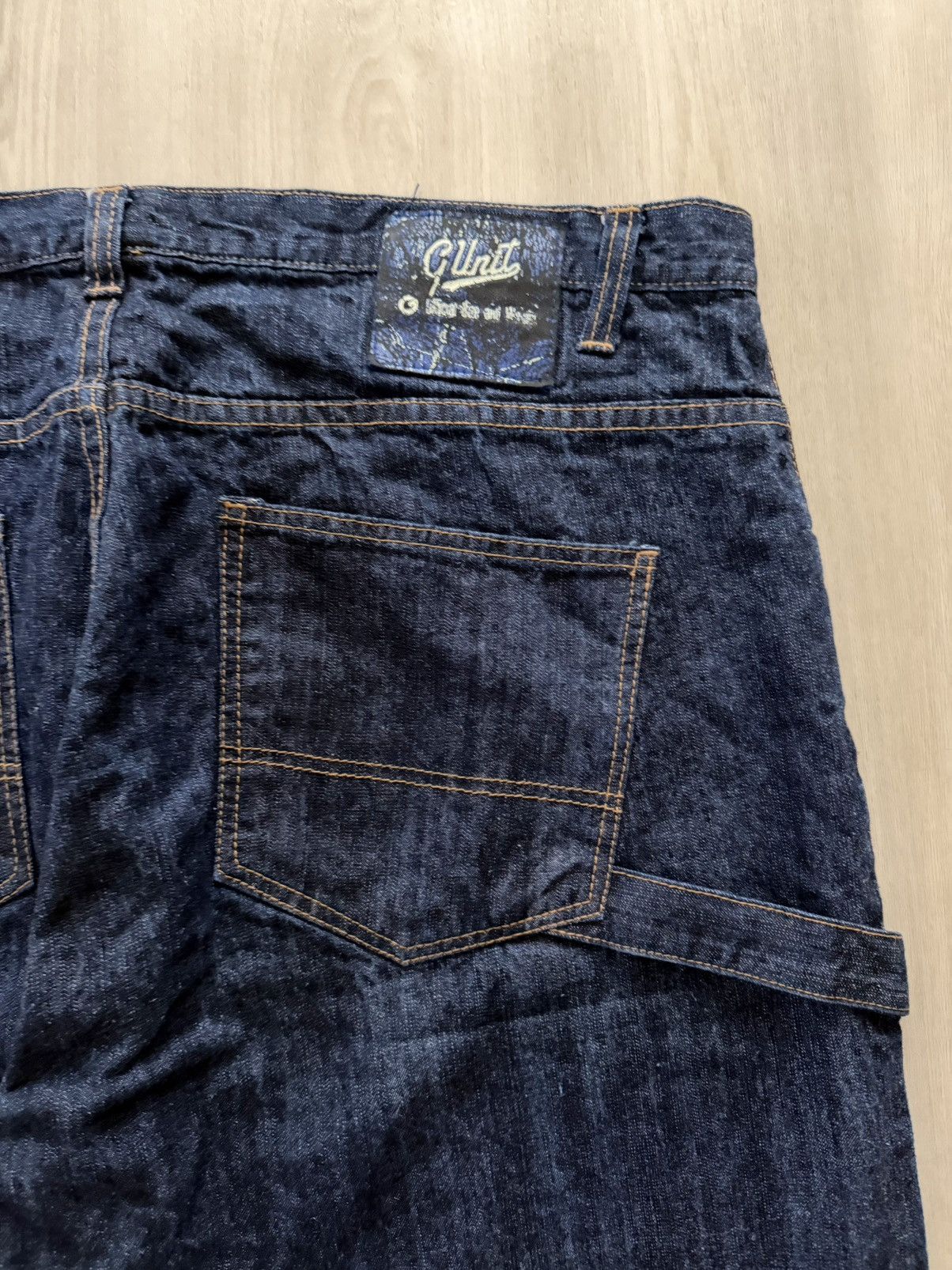 Vintage Vintage G-Unit 50 Cent Wide Leg Carpenter Jeans sz 42x34 Size US 42 / EU 58 - 3 Thumbnail