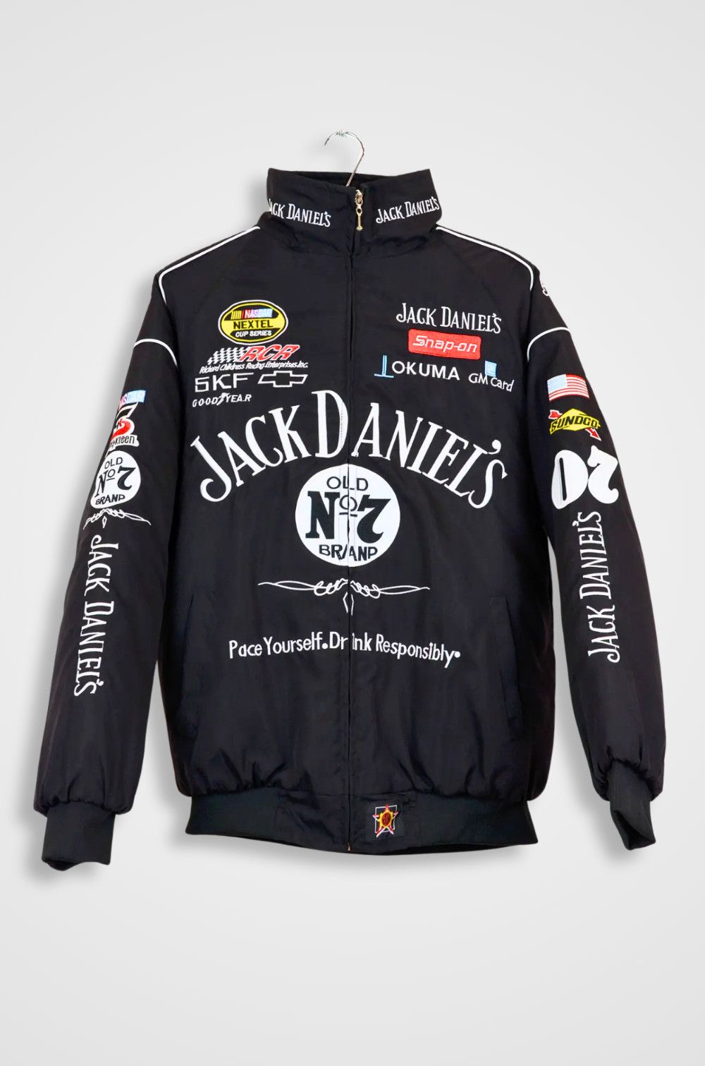 Jack Daniel’s NASCAR Racing Jacket Black Size LL