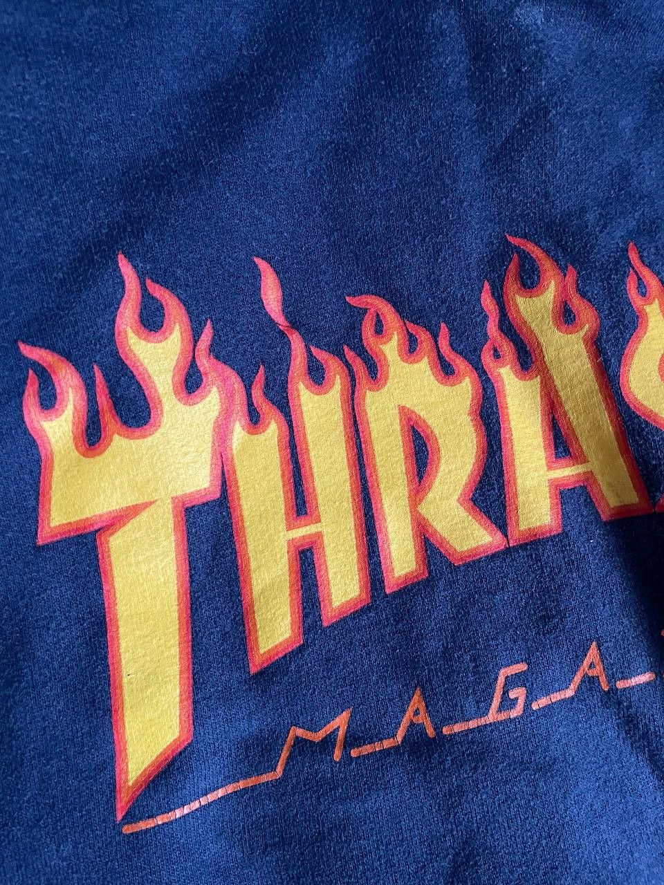 Thrasher × Vintage Vintage Thrasher Magazine Flame Graphic Hoodie Sz S Size US S / EU 44-46 / 1 - 11 Thumbnail