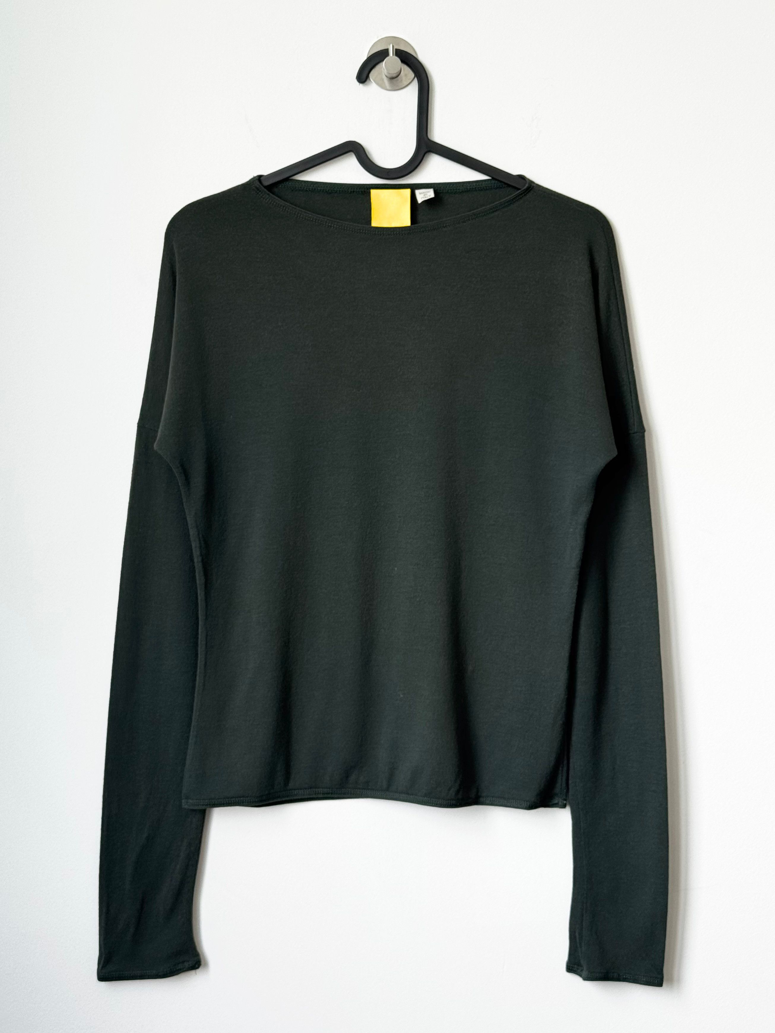Mandarina Duck Mandarina Duck Low Armhole & Wide Neckline Green Longsleeve Size S / US 4 / IT 40 - 1 Thumbnail