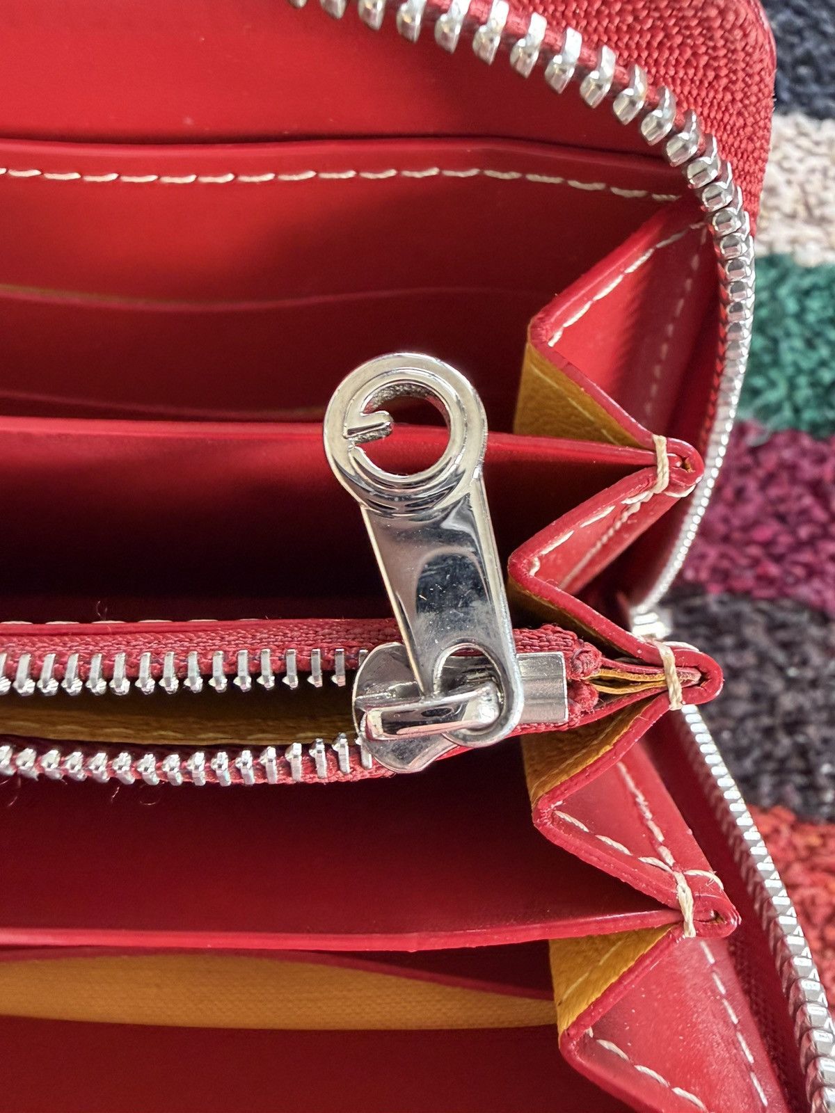 Goyard Goyard Matignon Long Wallet – Red Goyardine Canvas (France) Size ONE SIZE - 8 Thumbnail