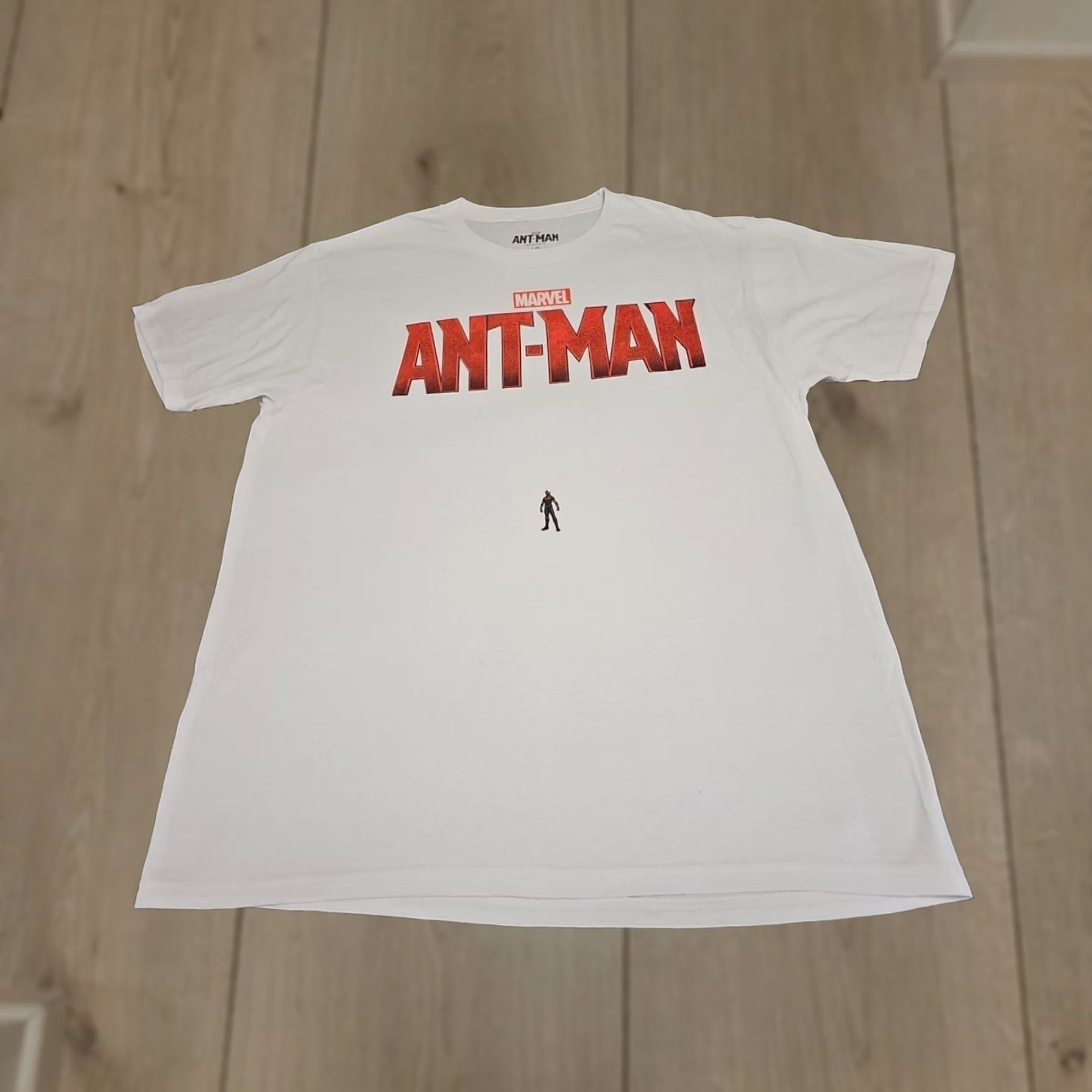 Vintage Mad Engine Ant-Man Logo T-Shirt Marvel White Crew Neck Short Sleeve L Adult Regular XS? (Note: original size L) Size US L / EU 52-54 / 3 - 1 Thumbnail