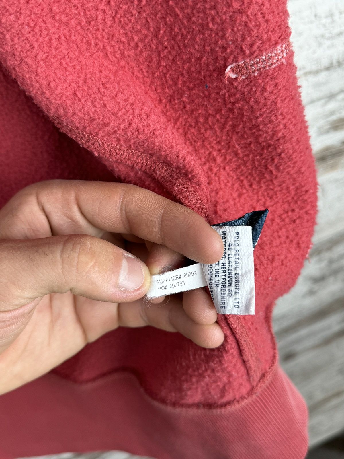 Polo Ralph Lauren Mens Vintage Polo Ralph Lauren zip hoodie pink rare rugby Size US S / EU 44-46 / 1 - 21 Thumbnail