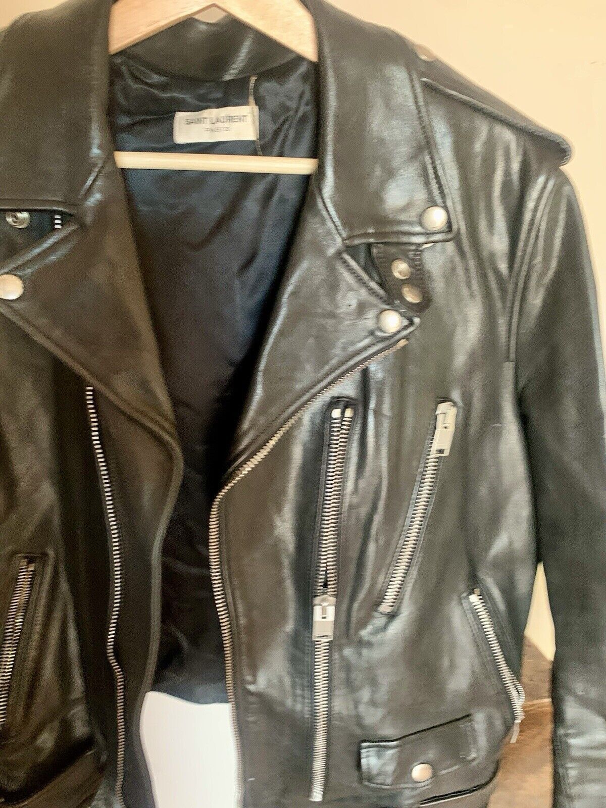 Saint Laurent Paris Saint Laurent Paris Bike Leather Jacket Size US L / EU 52-54 / 3 - 4 Thumbnail