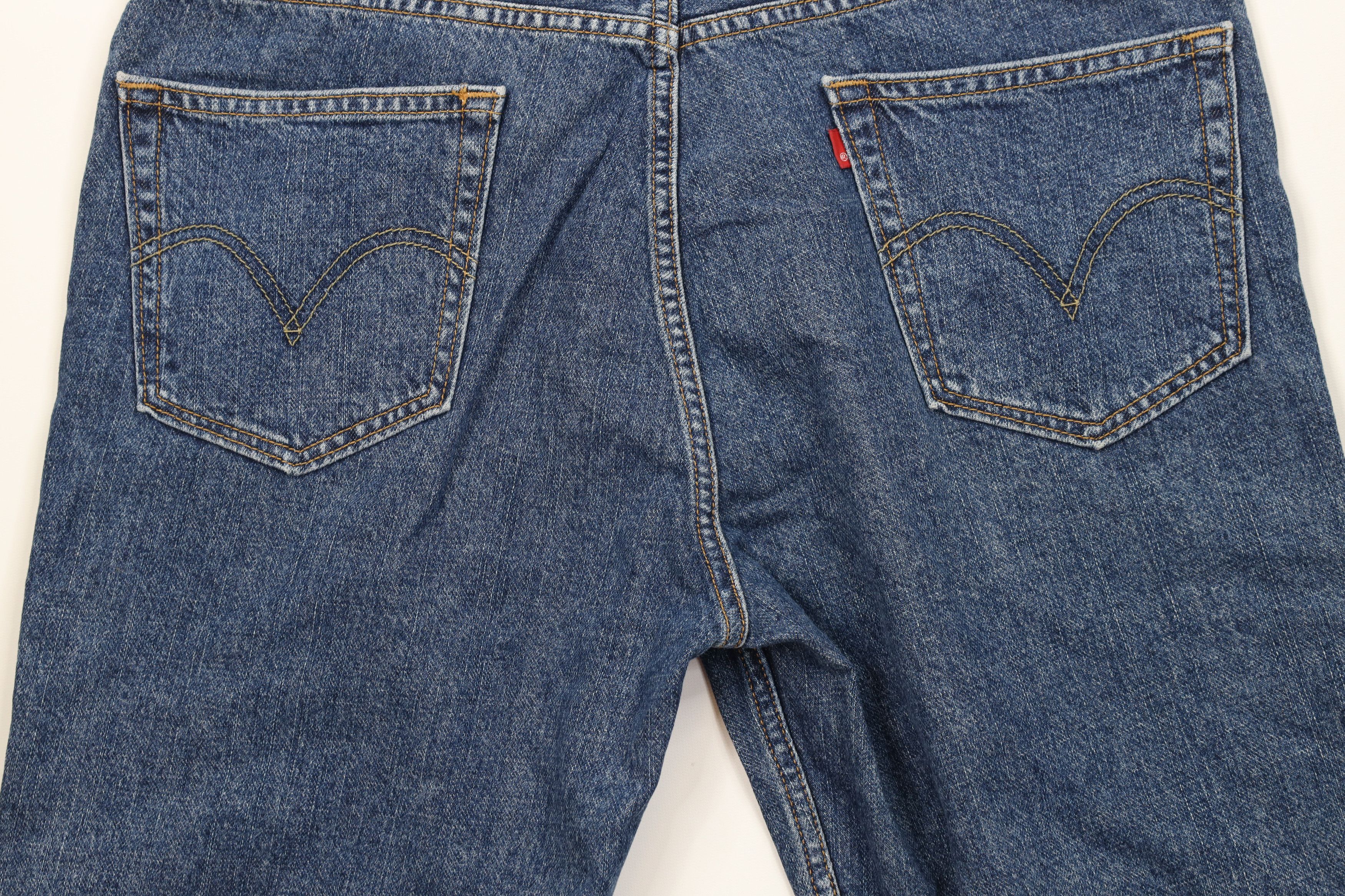 Levi's Vintage Y2K Levis 505 Fit Denim Jean Shorts Jorts Blue Size US 36 / EU 52 - 11 Thumbnail