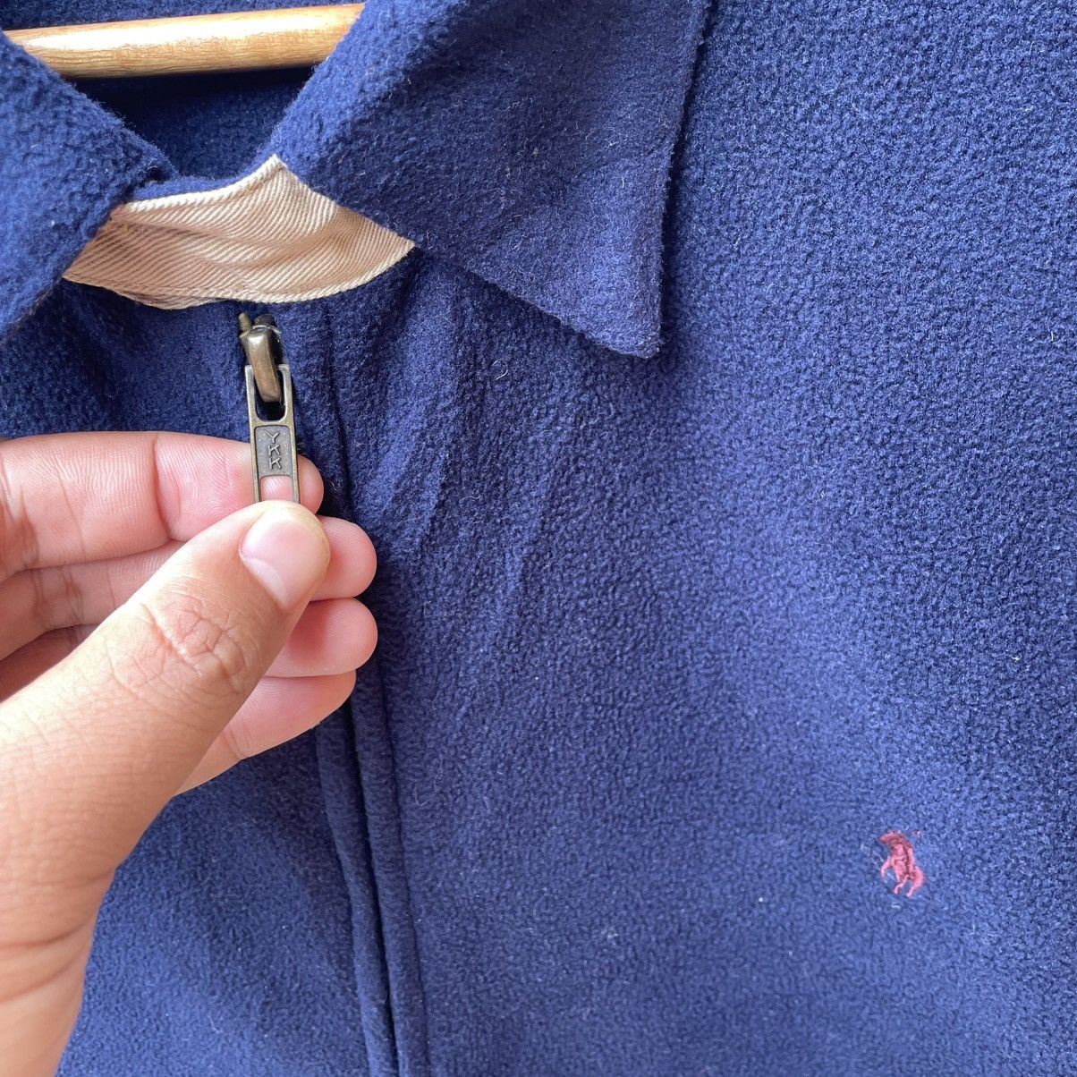 Polo Ralph Lauren 🔥Vintage Polo Ralph Lauren Full Zipper Fleece Jacket Size US L / EU 52-54 / 3 - 9 Thumbnail