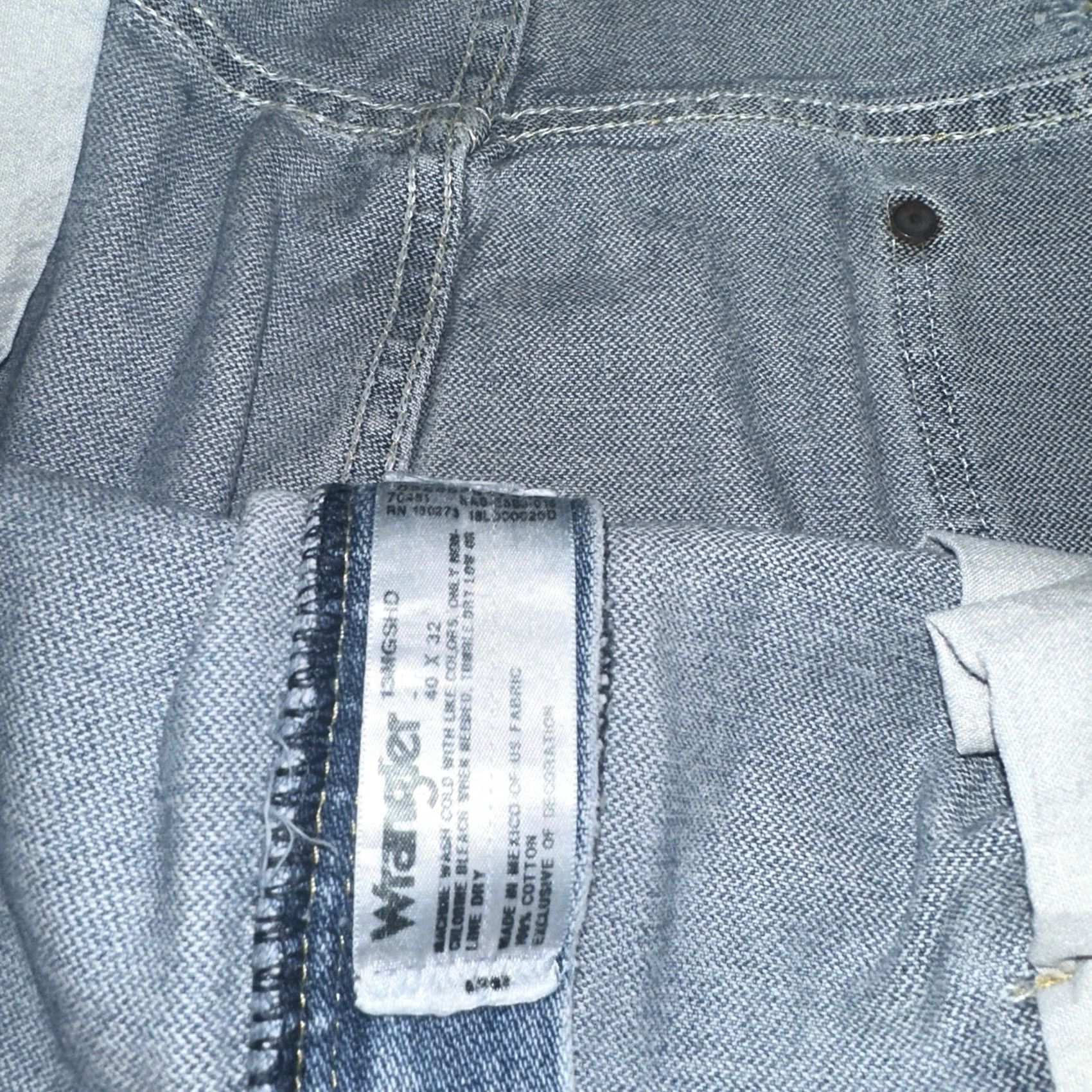 Wrangler Wrangler George Strait Collection Cowboy Jeans 40x32 Boot Cut Denim Blue Mens Size US 40 / EU 56 - 4 Thumbnail