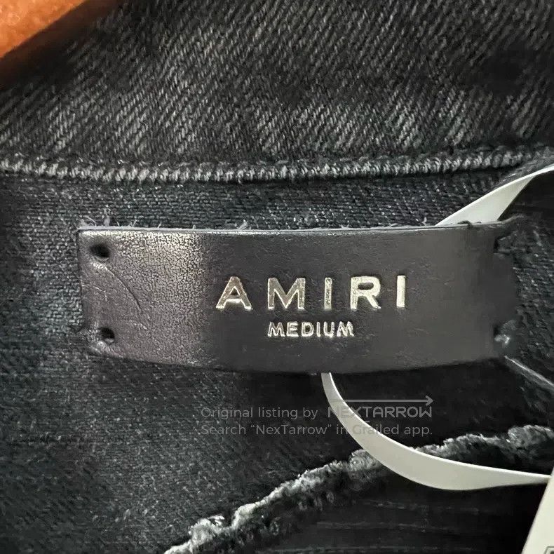 Amiri Amiri Size M Patchwork Zipper Cashew Flower Denim Jacket Size US M / EU 48-50 / 2 - 8 Thumbnail