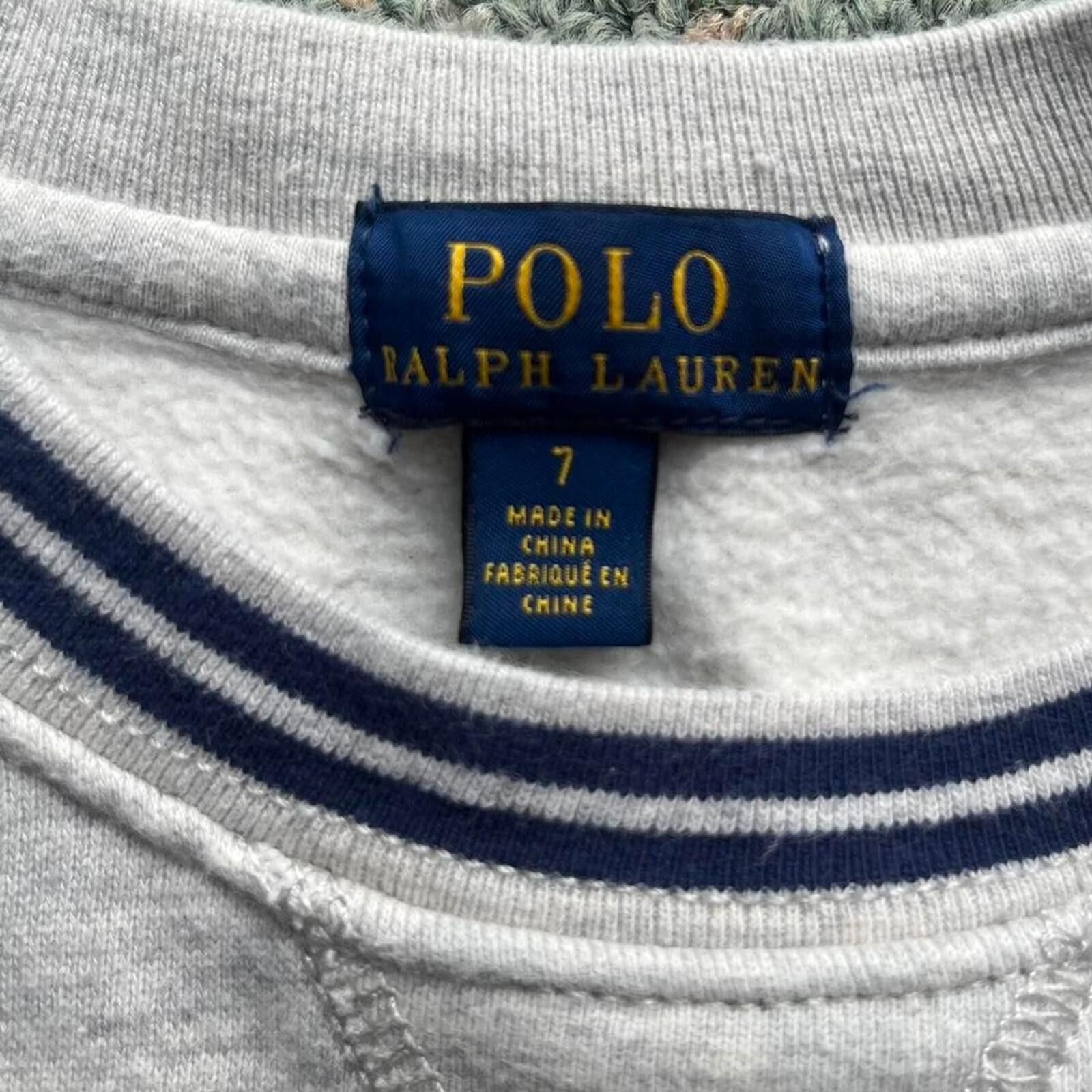 Other Polo Ralph Lauren Gray Crew Neck Pullover Sweatshirt Size 7 Size US M / EU 48-50 / 2 - 3 Thumbnail