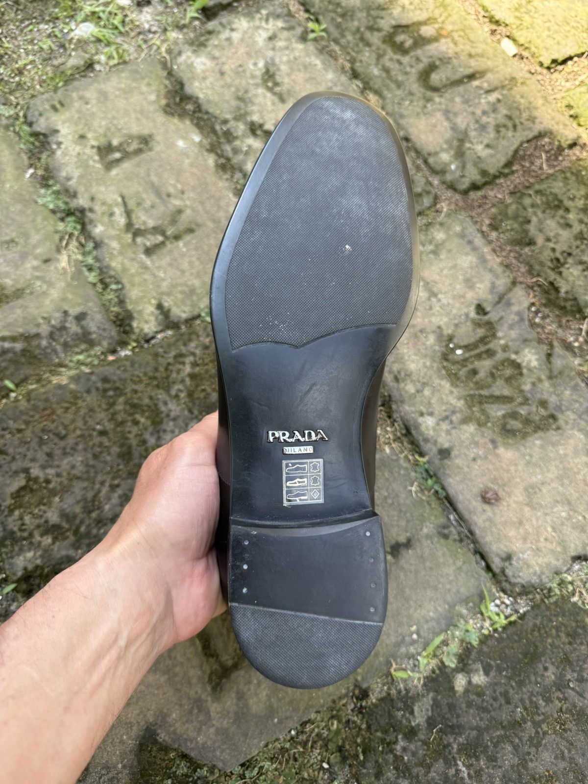Prada Authentic💫Prada💫 (2EE 115) Dress Shoes Size US 8.5 / EU 41-42 - 15 Thumbnail