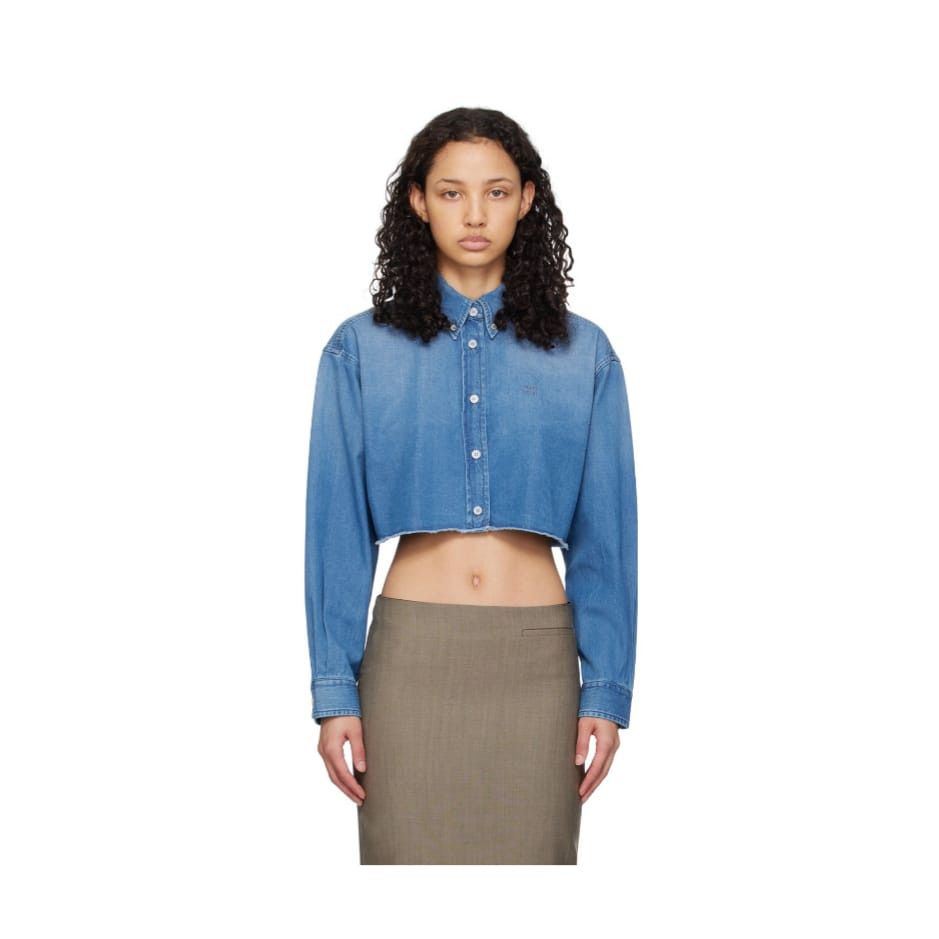 Givenchy o1y0925 Denim Shirt in Blue Size M / US 6-8 / IT 42-44 - 1 Thumbnail