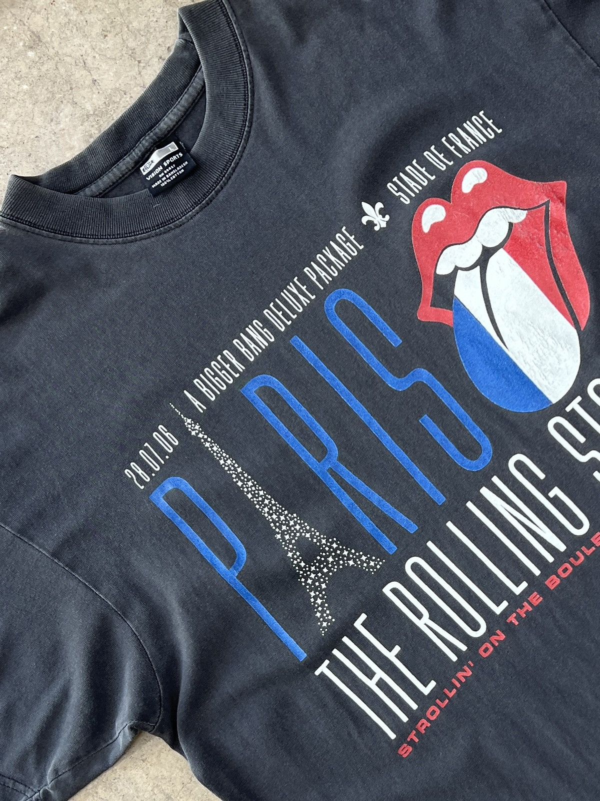 Band Tees Vintage 2006 The Rolling Stones Paris Concert Tee Large Size US L / EU 52-54 / 3 - 1 Thumbnail