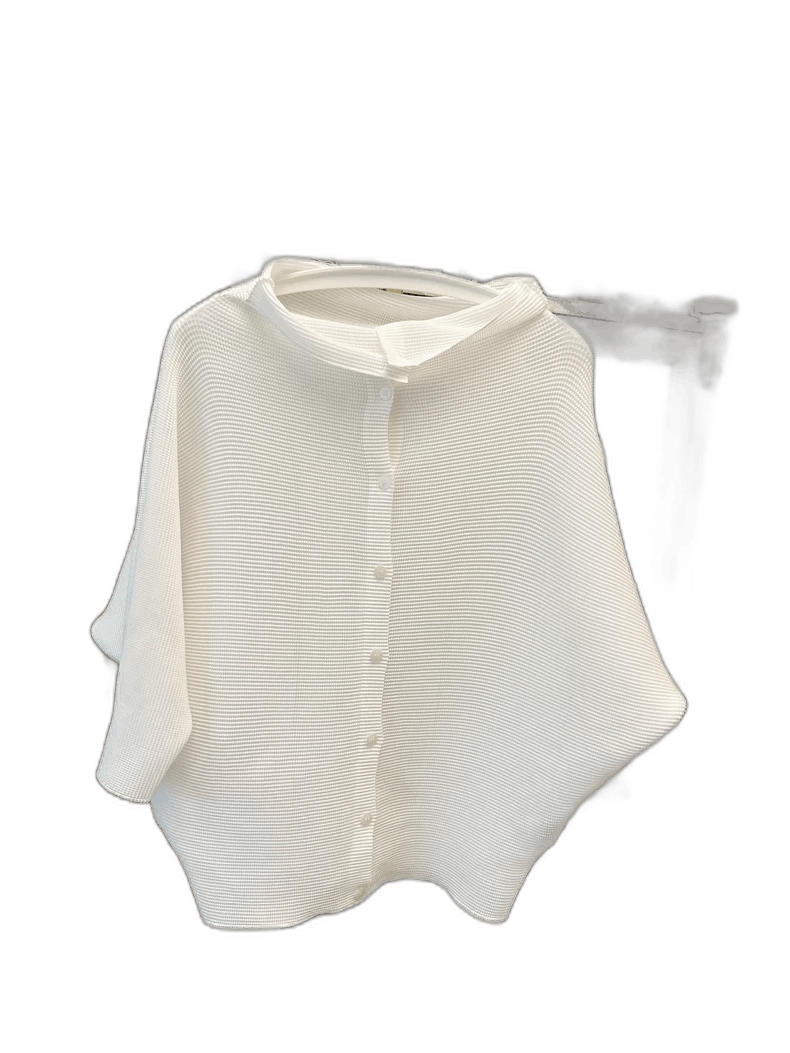 Issey Miyake White Magic Shirt by Issey Miyake-yf Size US M / EU 48-50 / 2 - 1 Thumbnail