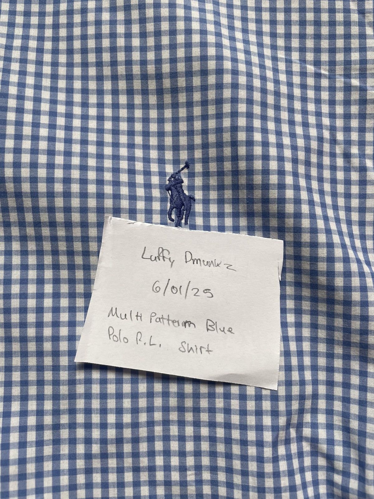 Polo Ralph Lauren Polo Ralph Lauren Multi Pattern Blue button up shirt Size US XL / EU 56 / 4 - 3 Thumbnail