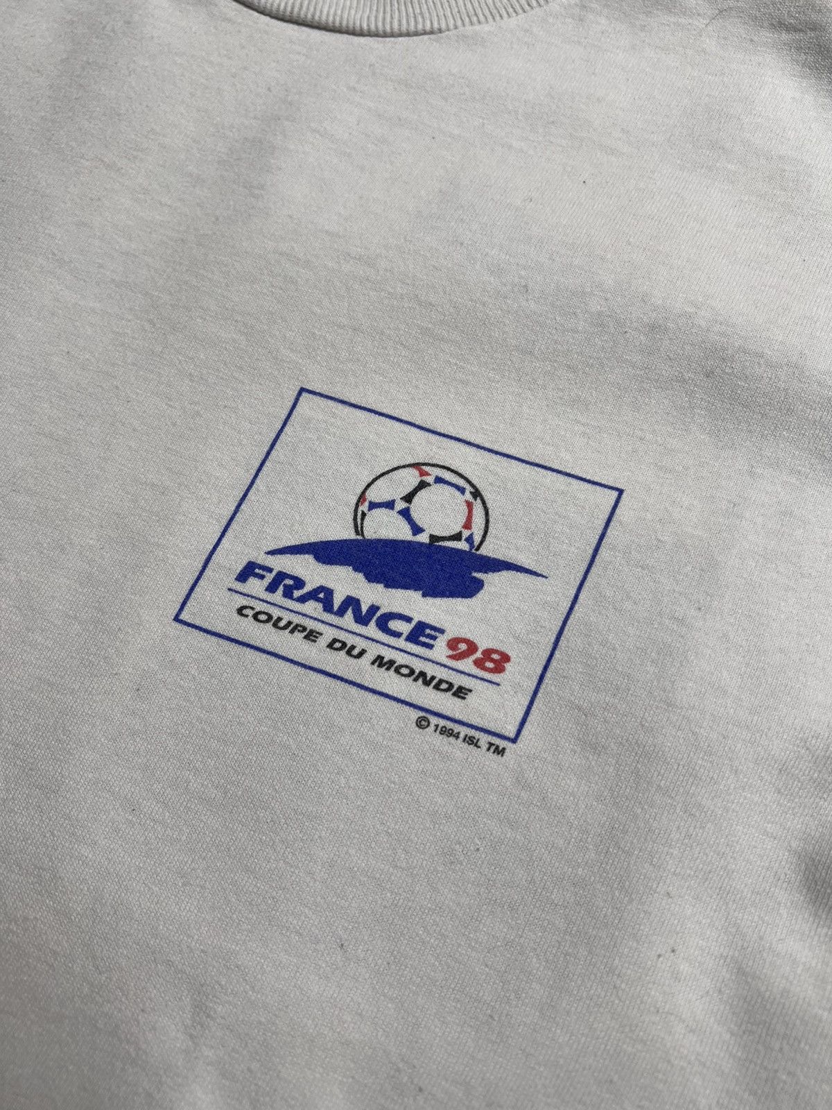 Vintage 1994 France 98 World Cup Vintage T-shirt Size US L / EU 52-54 / 3 - 7 Thumbnail